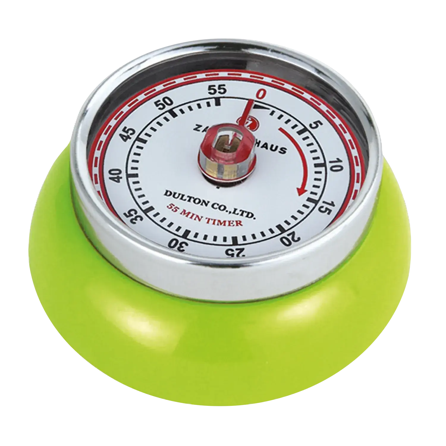 Zassenhaus Küchentimer / Eieruhr retro, kiwi grün Küchentimer „Retro“ von Zassenhaus in Kiwi-Grün
