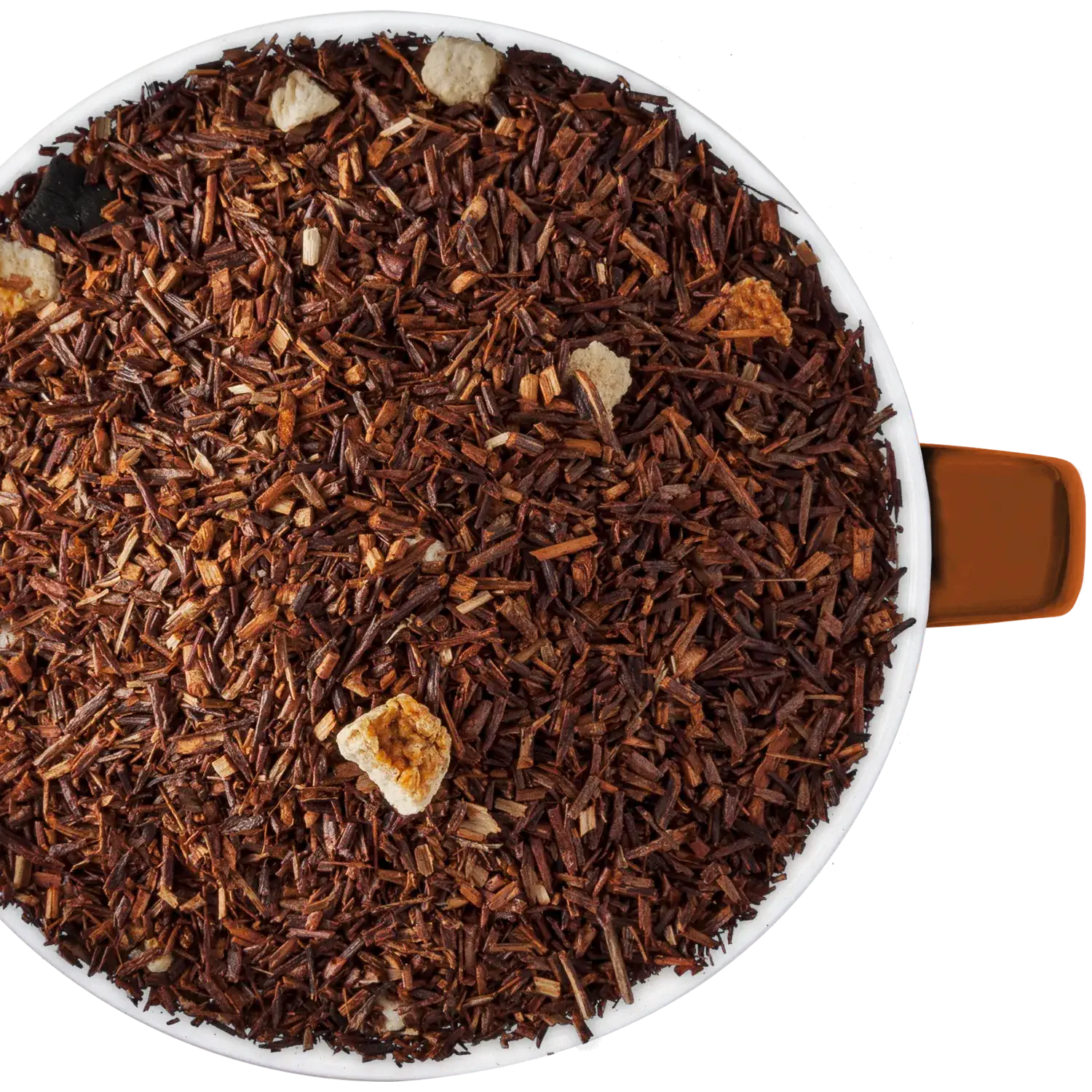 Loser Rooibos-Tee Orange in einer Tasse