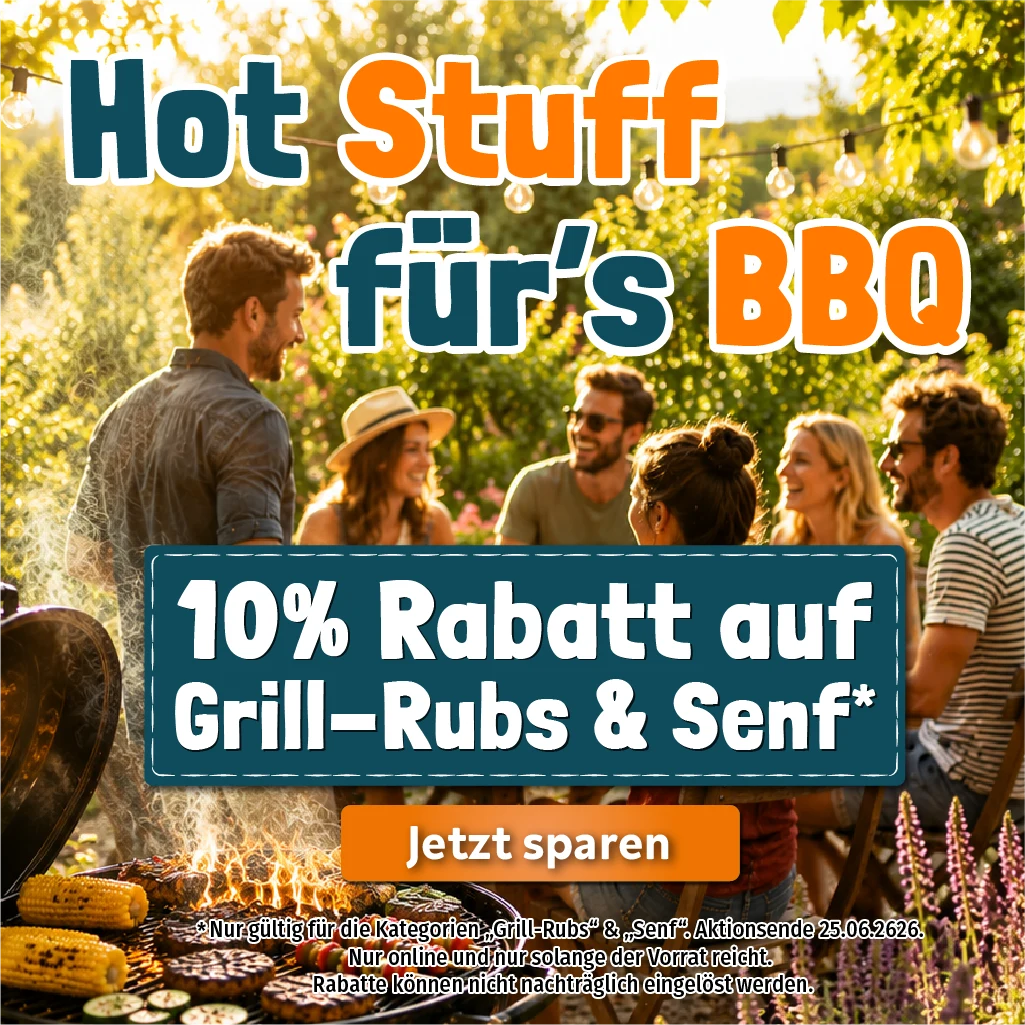 Grillen Rubs Senf Newsletter mobile header
