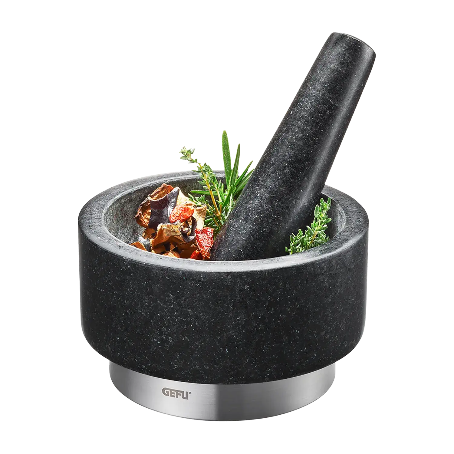 GEFU Granit & Edelstahl Mörser X-PLOSION® mit Stößel GEFU Mörser X-PLOSION aus Granit