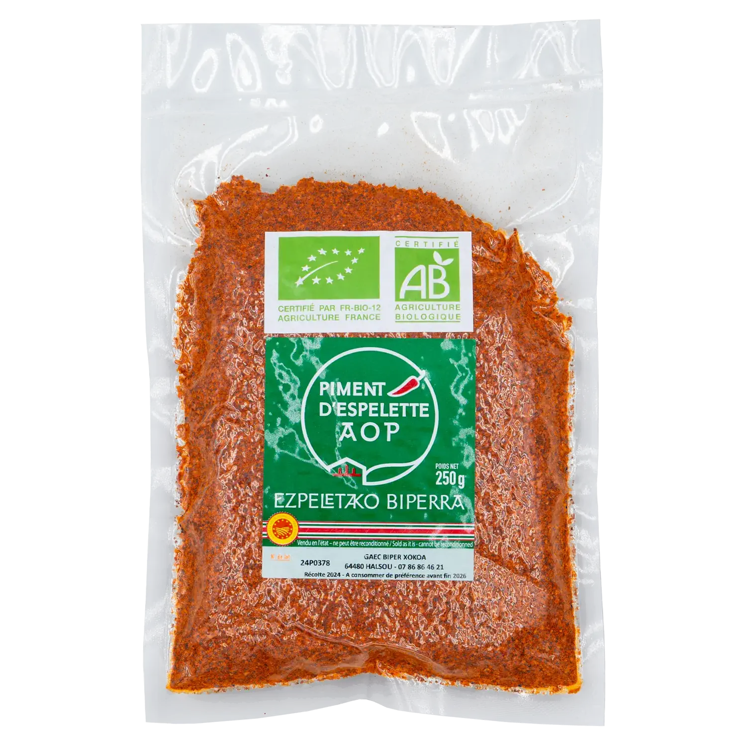 Großgebinde-Beutel mit Bio-Piment d’Espelette