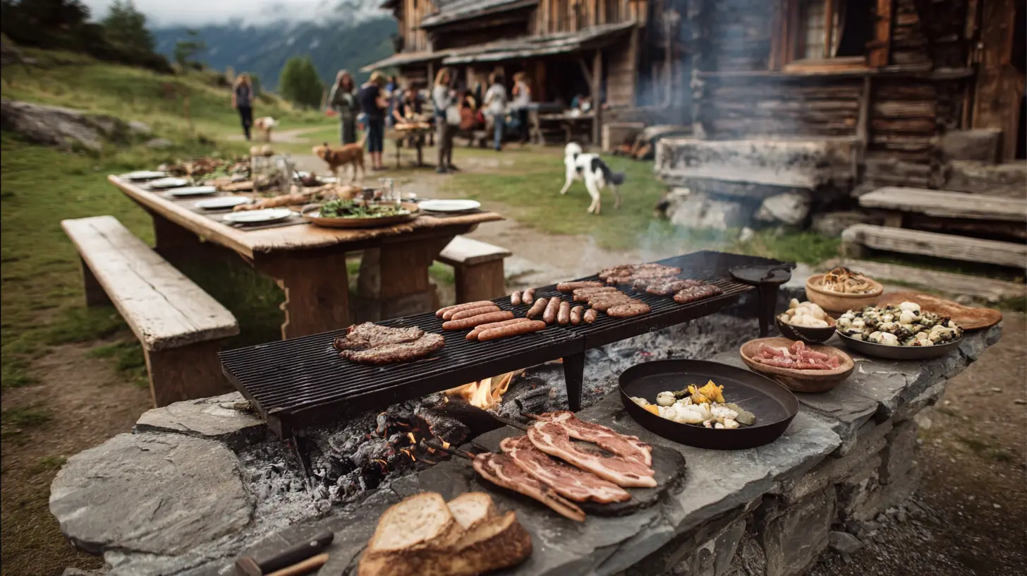 Ratgeber Länderküche Österreich Tirol grillen Grillenplatz Moodbild