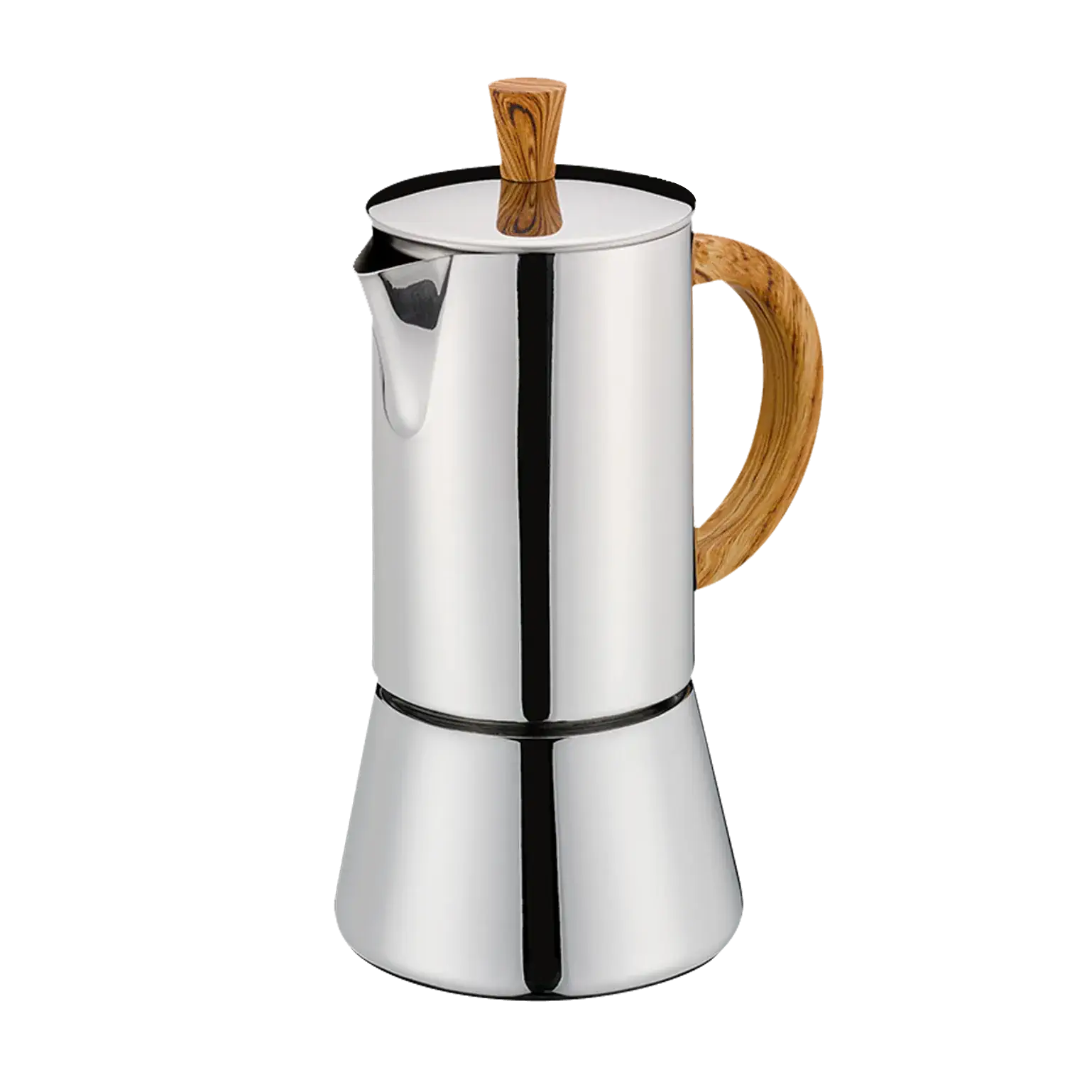 Cilio Kaffeebereiter „Figaro“ – Variante Olivenholz