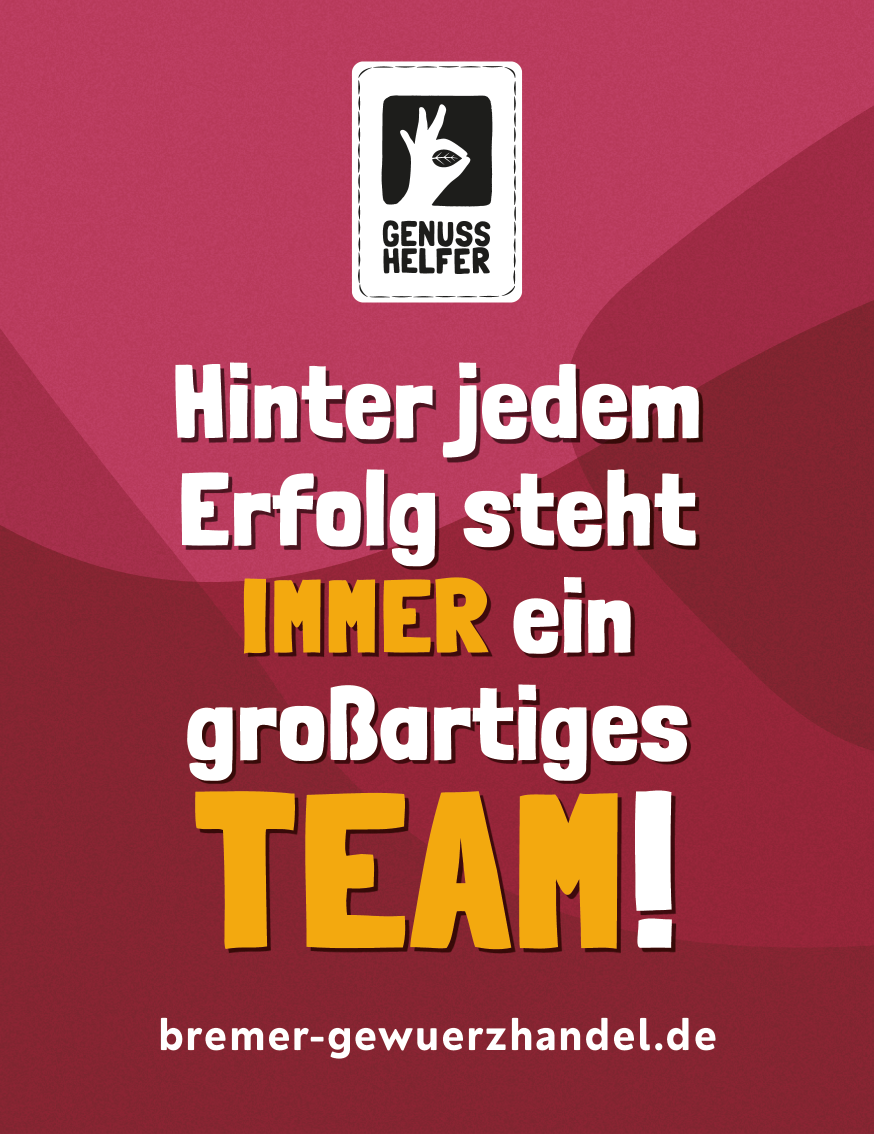 GeNUSSmischung - Großartiges Team