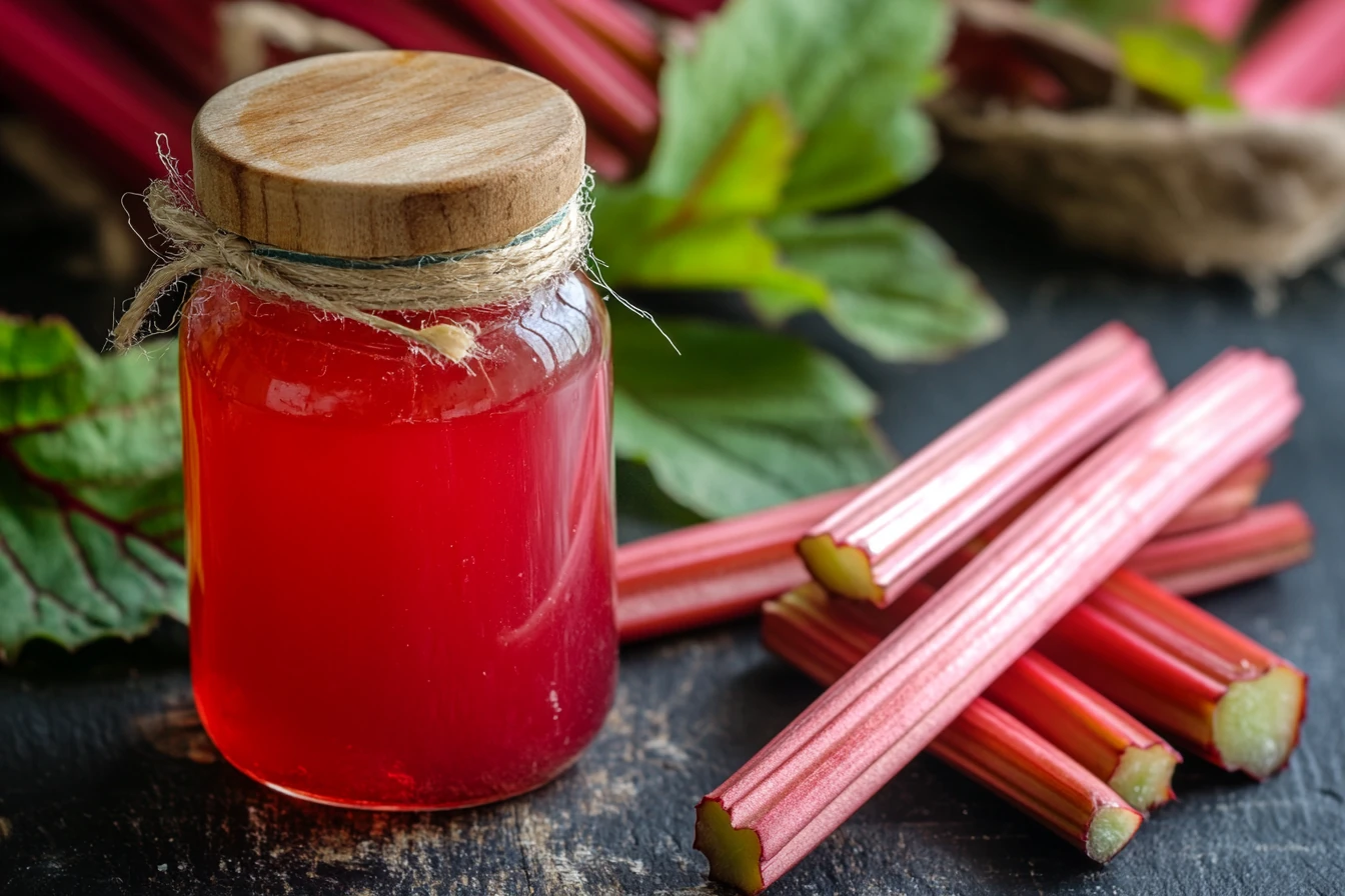 Rhabarber Sirup Rhabarber Sirup