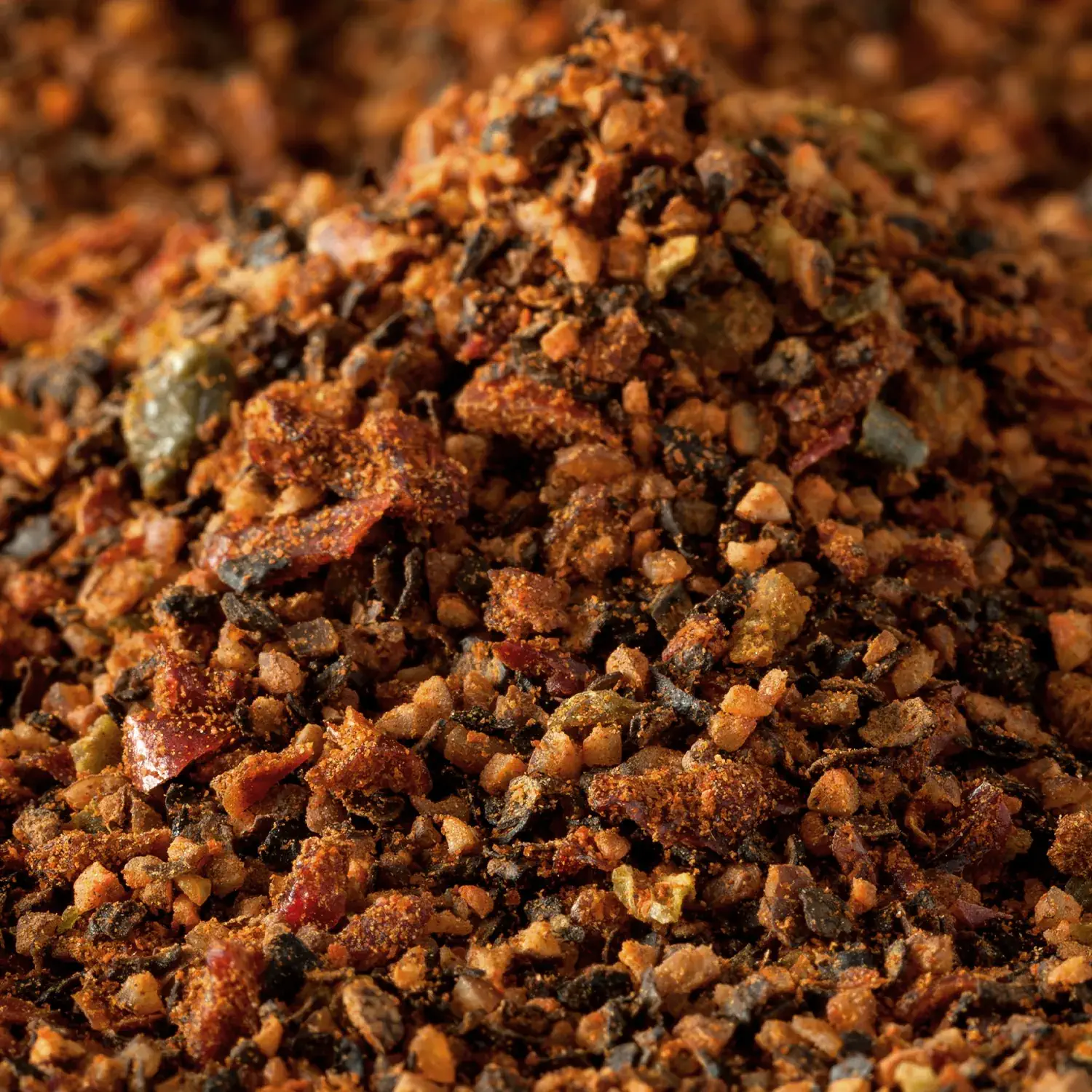 Nahaufnahme von geschrotetem Pariser Pfeffer