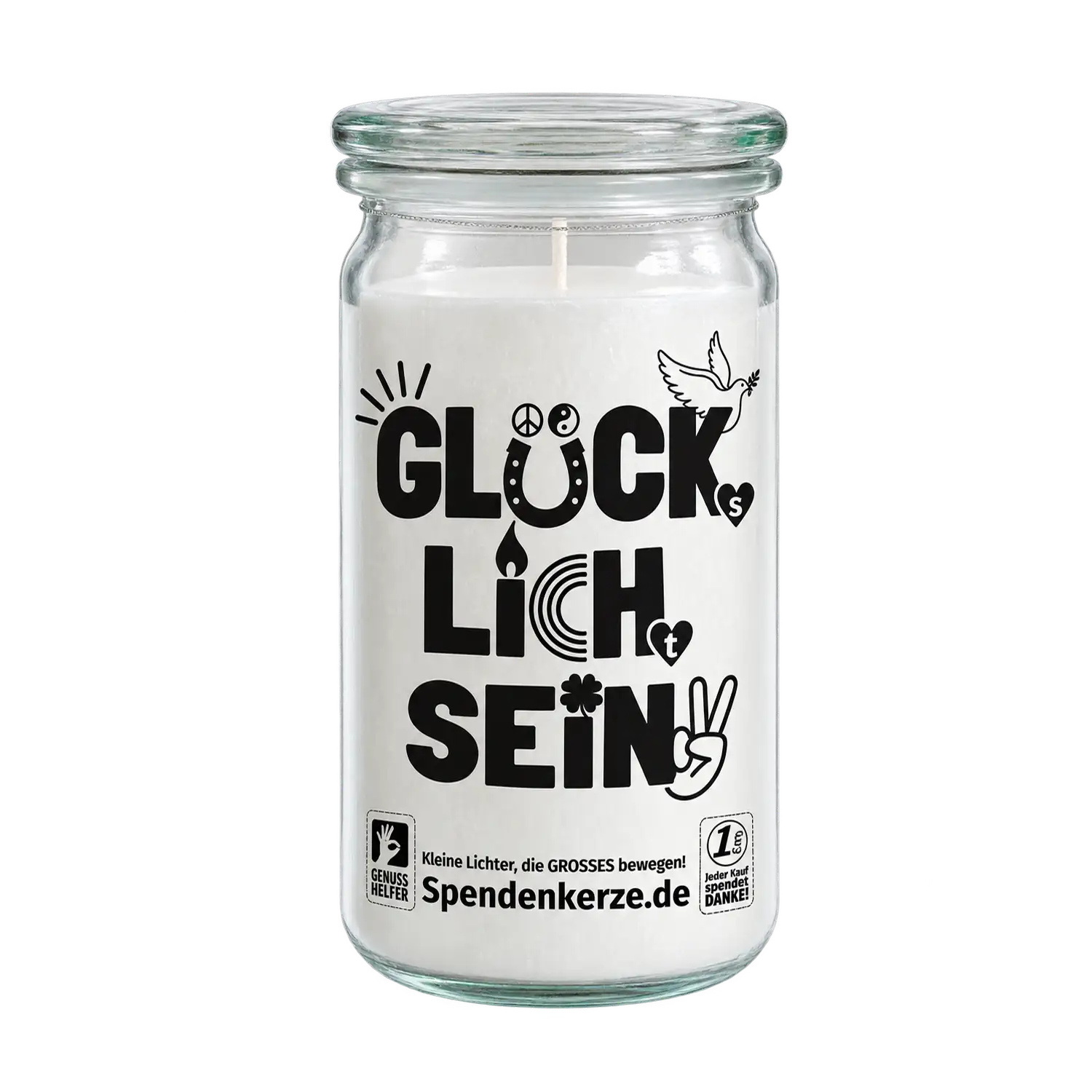 Spendenkerze, ohne Duft