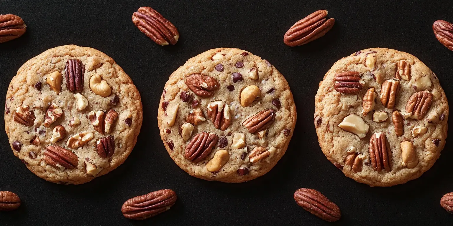 Cookies mit gerösteter und gesalzener Edelnuss-Mischung