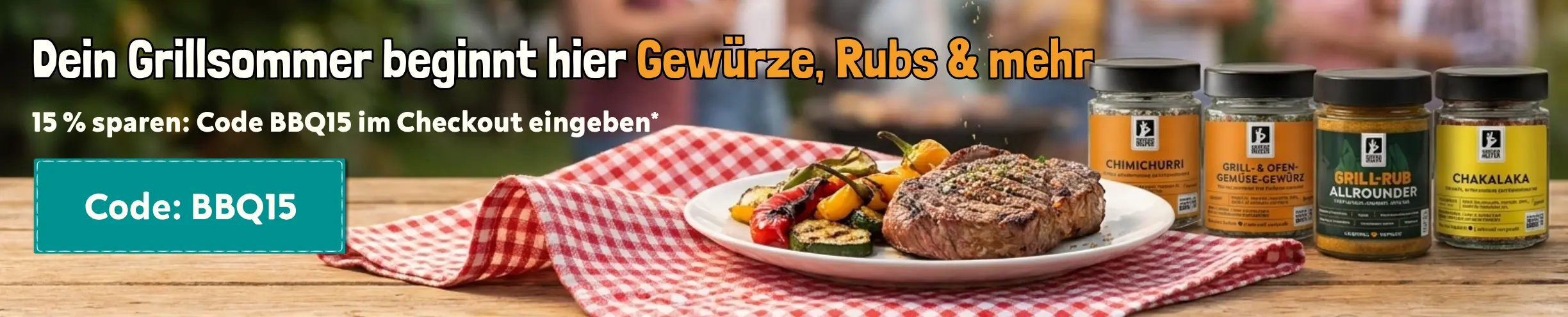 Landingpage BBQ Kampagne Header