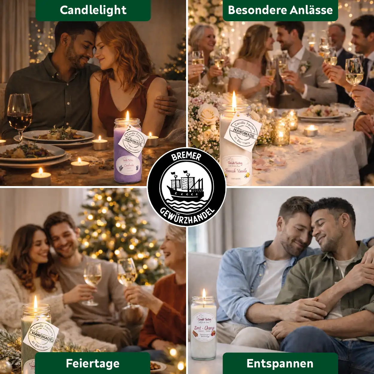 Spendenkerze Bambusgarten