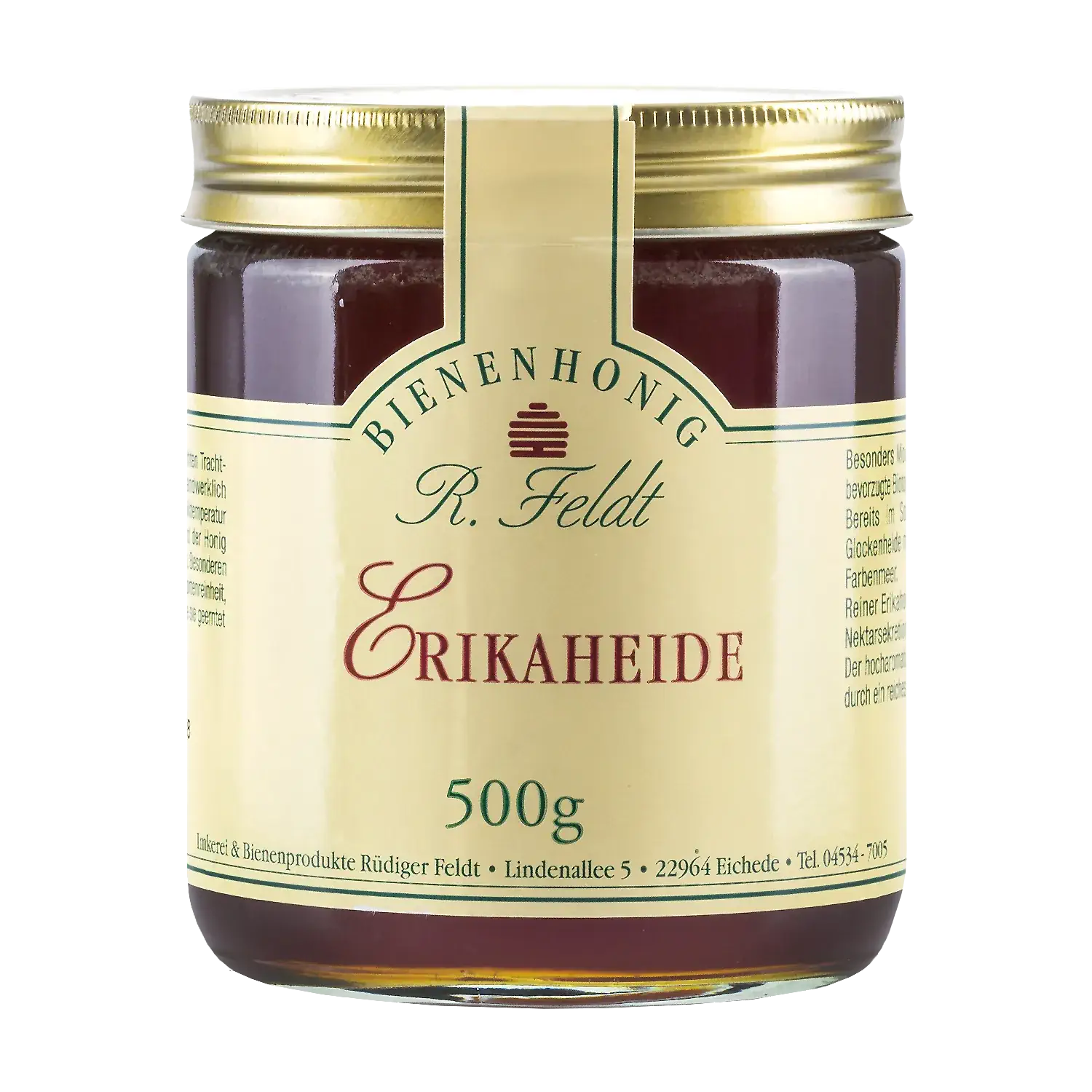 Erikaheide Honig Erikaheidehonig im Glas
