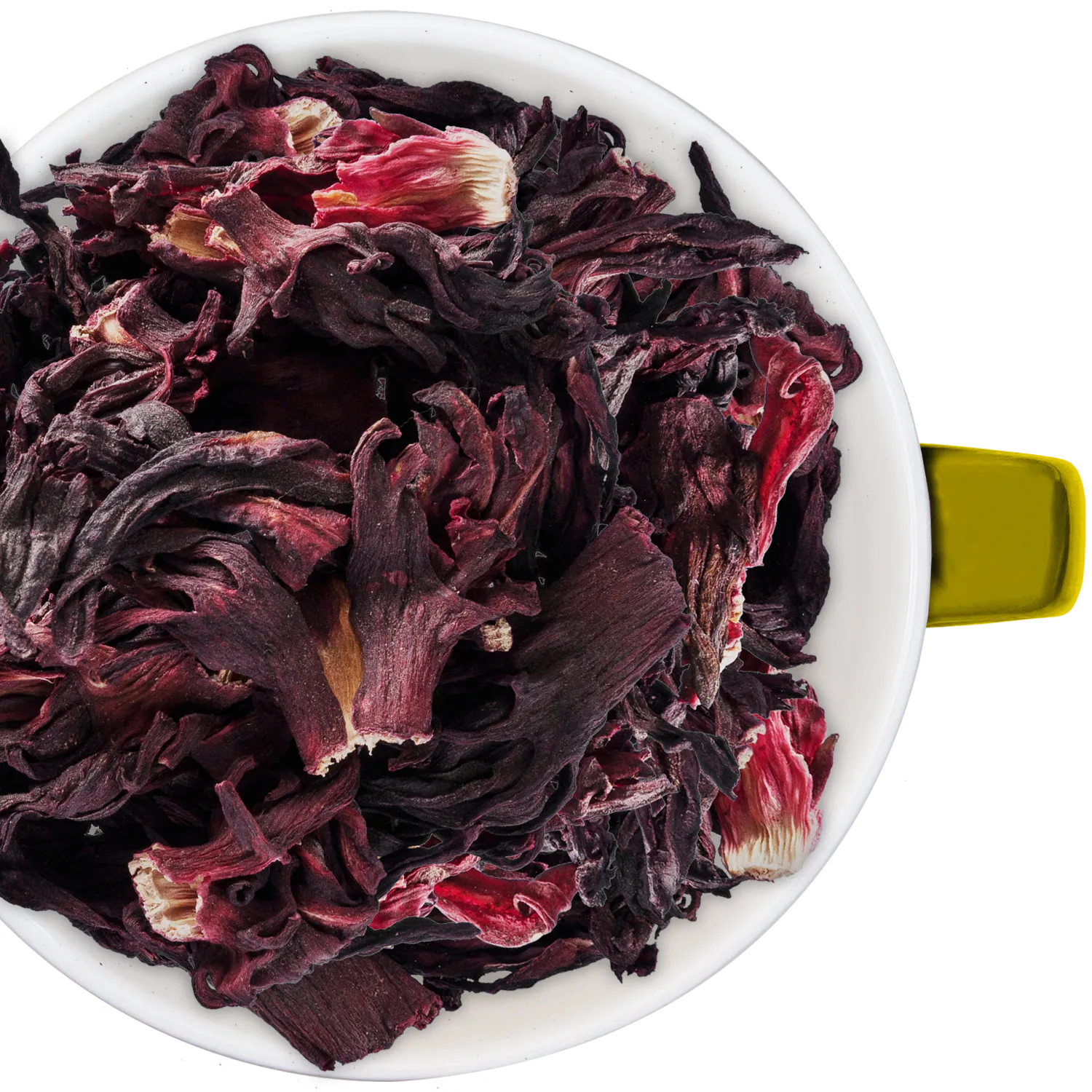 Hibiskustee, Früchtetee Loser Hibiskustee in einer Tasse