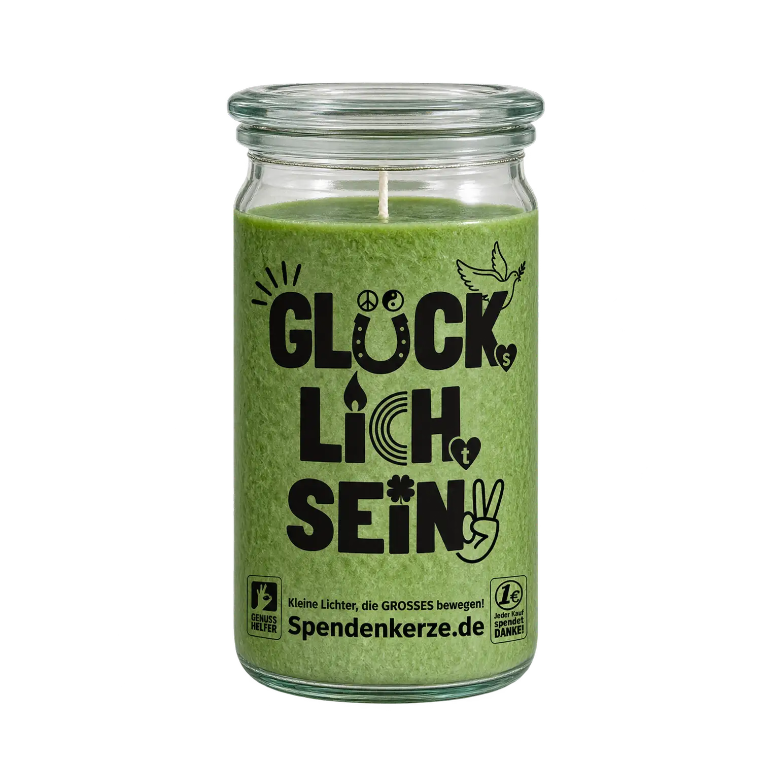 Spendenkerze Matcha Moment