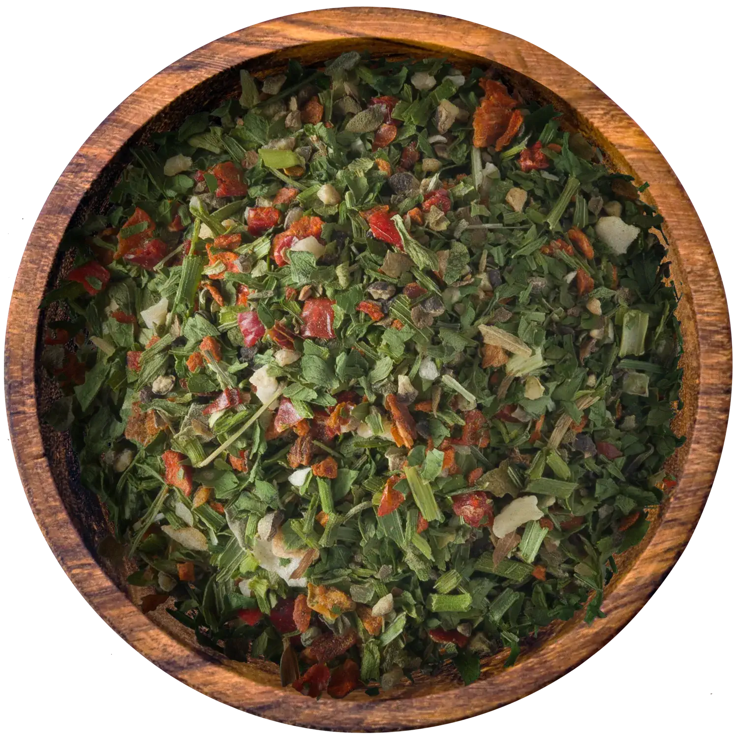 Steakgewürz Virginia Style, gerebelt Vorderansicht eines Beutels mit gerebeltem Steakgewürz Virginia Style