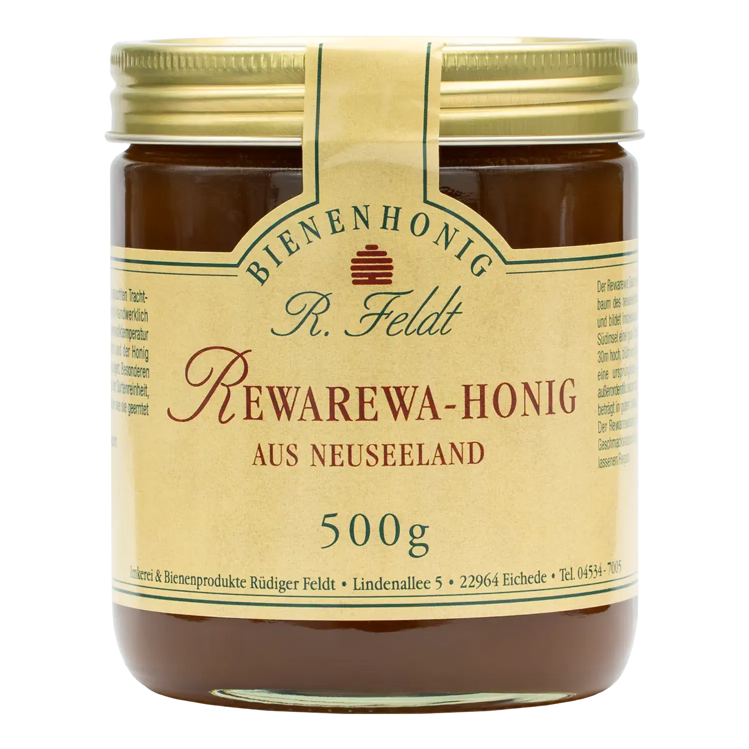 Rewarewa Honig Rewarewa-Honig im Glas