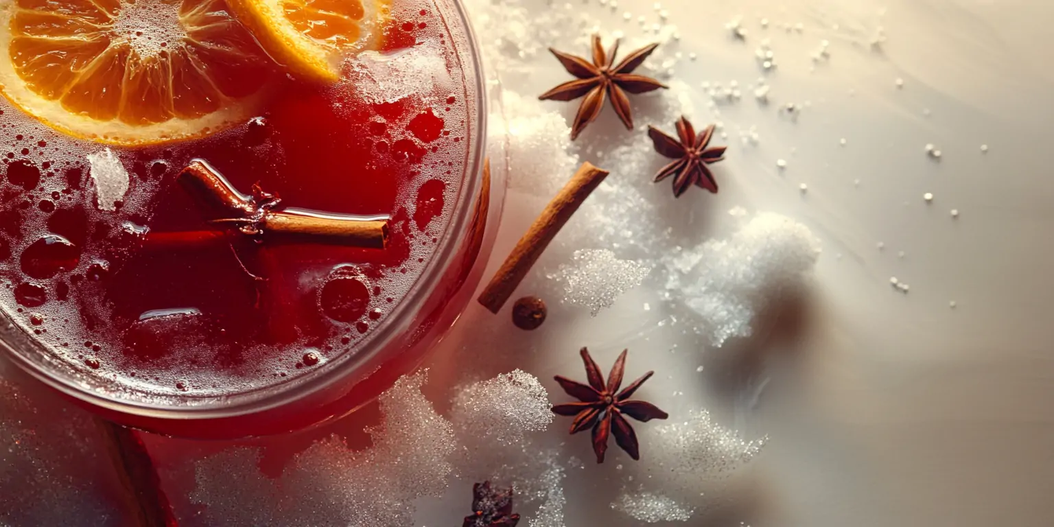 Kinderpunsch beim gemeinsamen Backen in der Vorweihnachtszeit