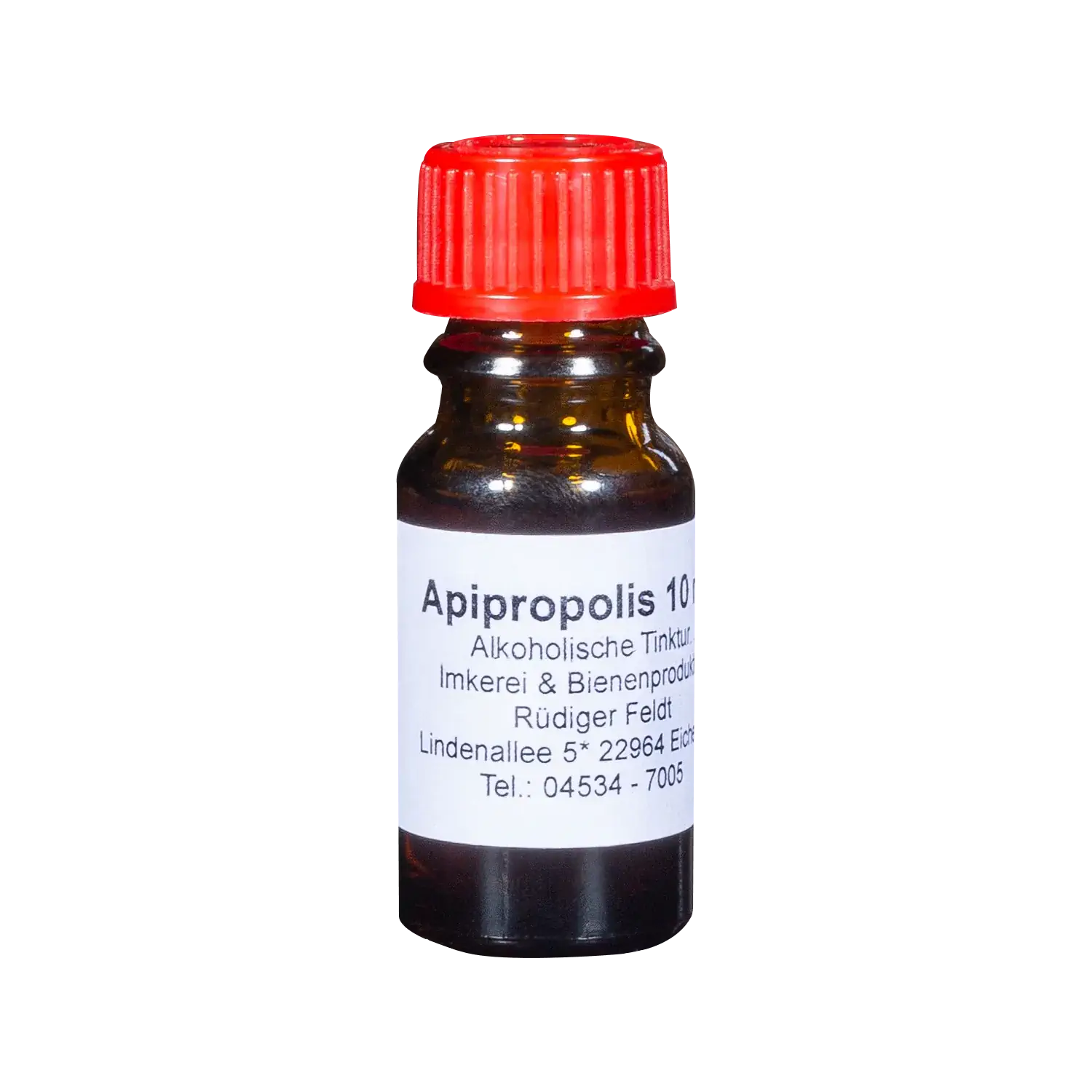 Propolis Tinktur Propolis in einer Holzschale