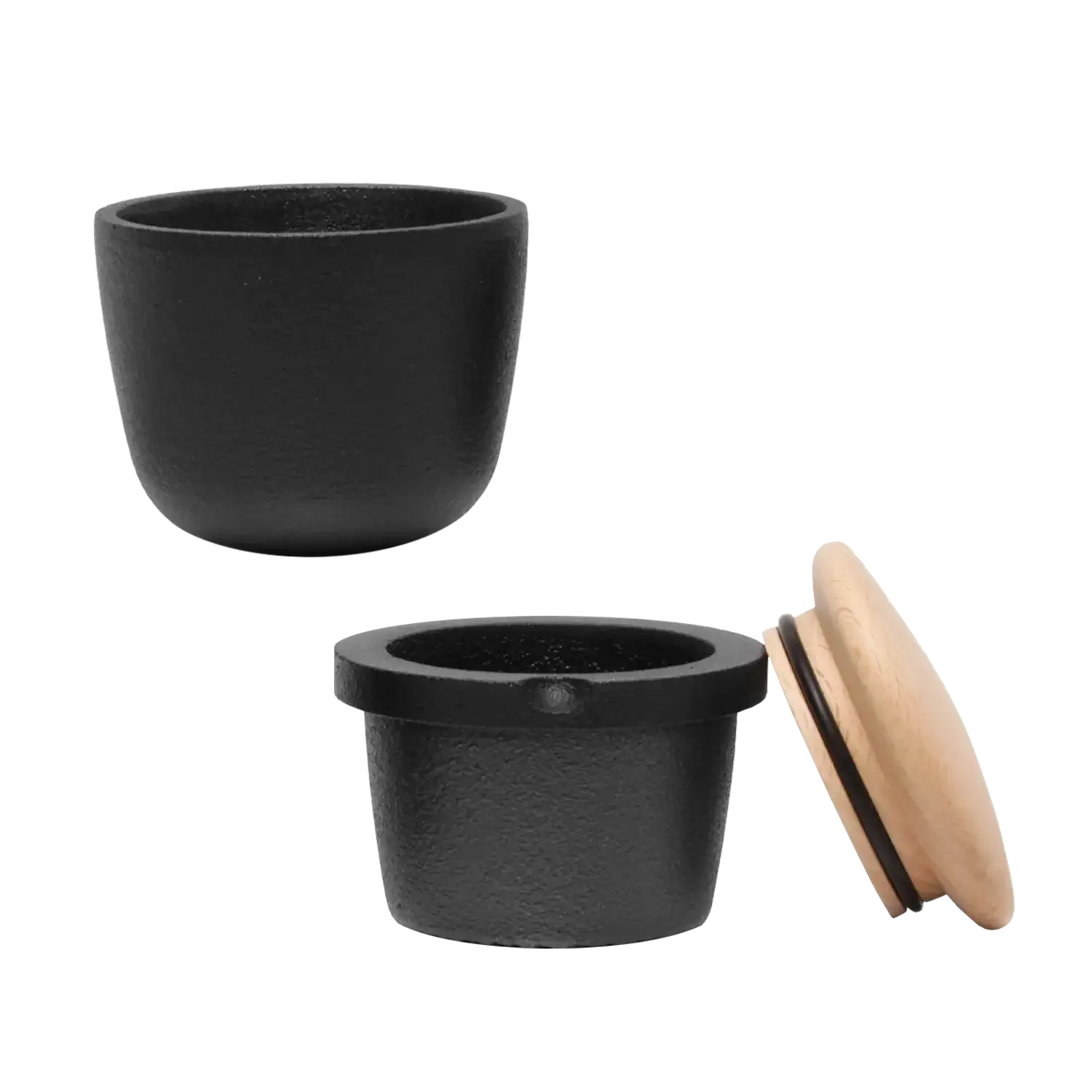 Detailansicht der Pfeffermühle „Swing“ von Skeppshult mit Buchenholzdeckel