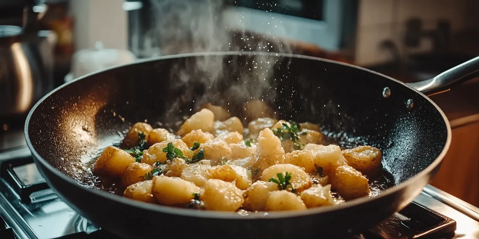 Bratkartoffeln mit dem Kartoffelhelfer-Gewürz goldbraun gebraten