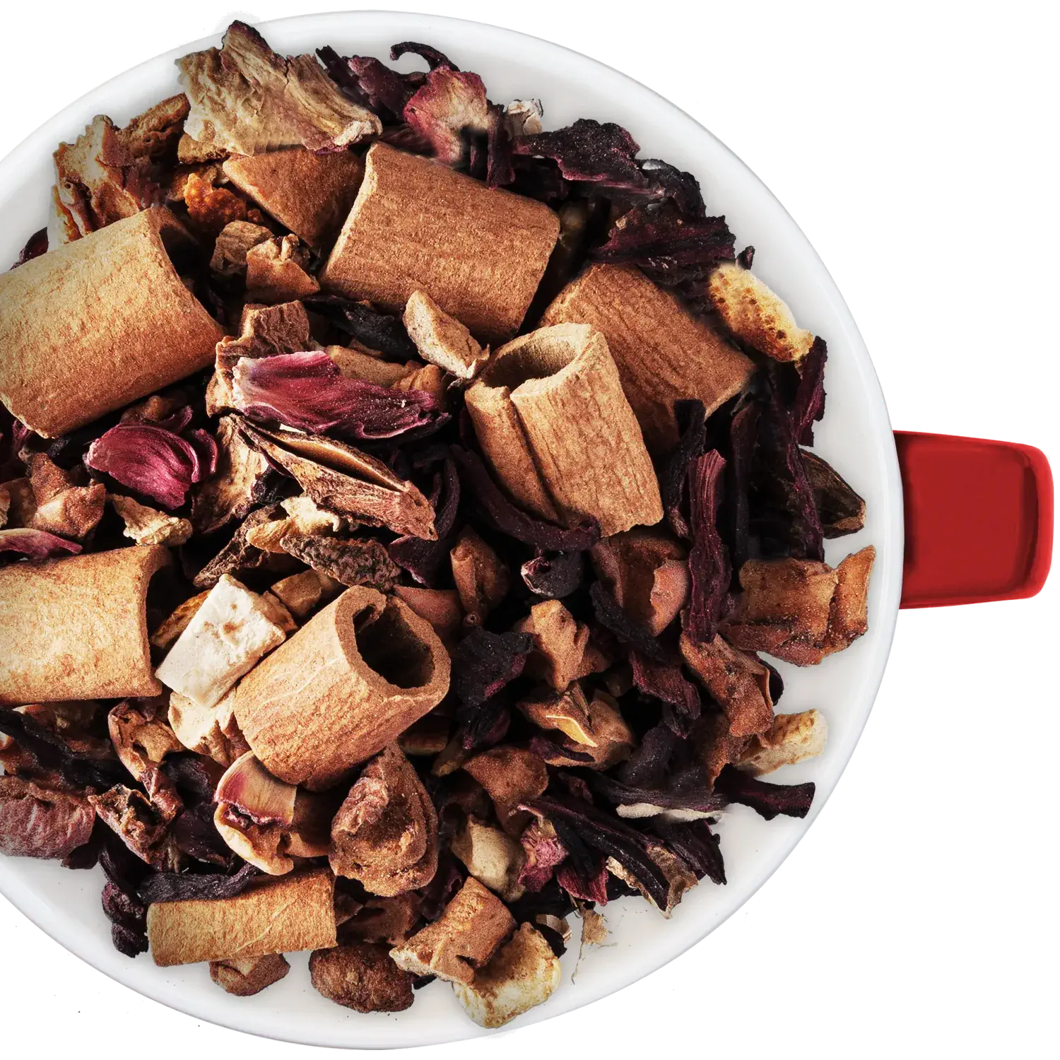 Winterpunsch-Mischung, Früchtetee Vorderansicht eines Beutels mit Winterpunsch-Früchtetee