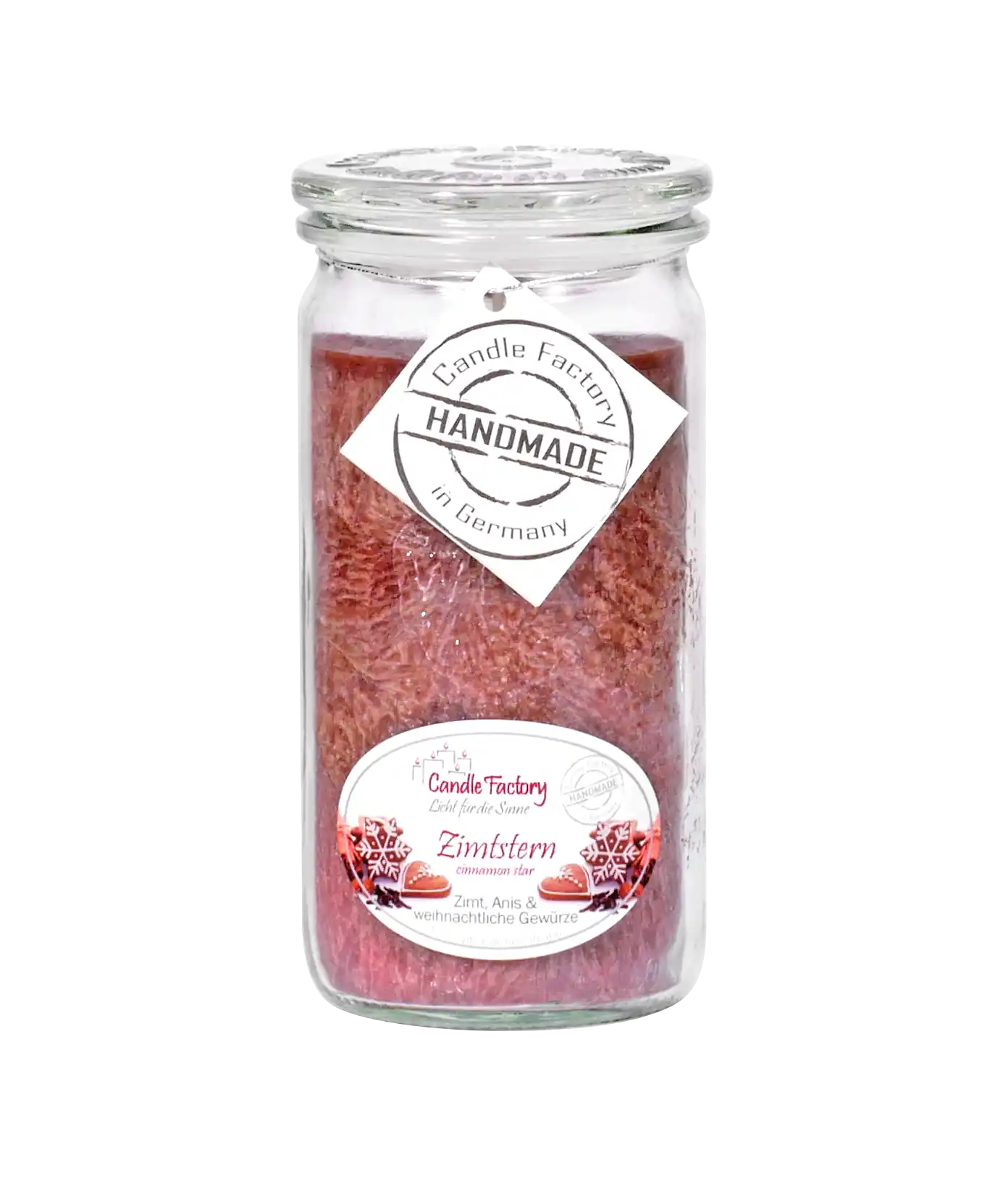 Spendenkerze Zimtstern
