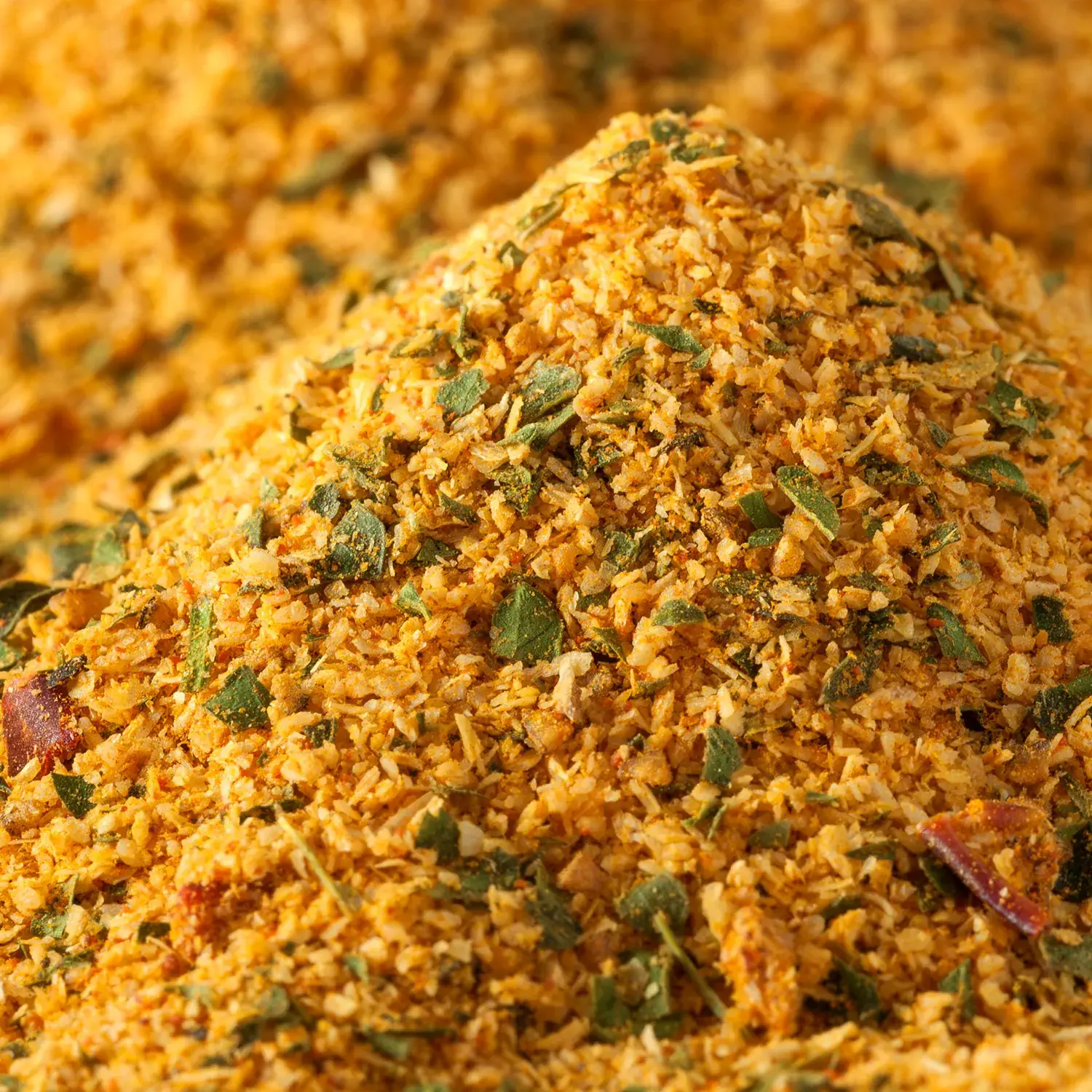 Nahaufnahme von gemahlenem Paella-Gewürz