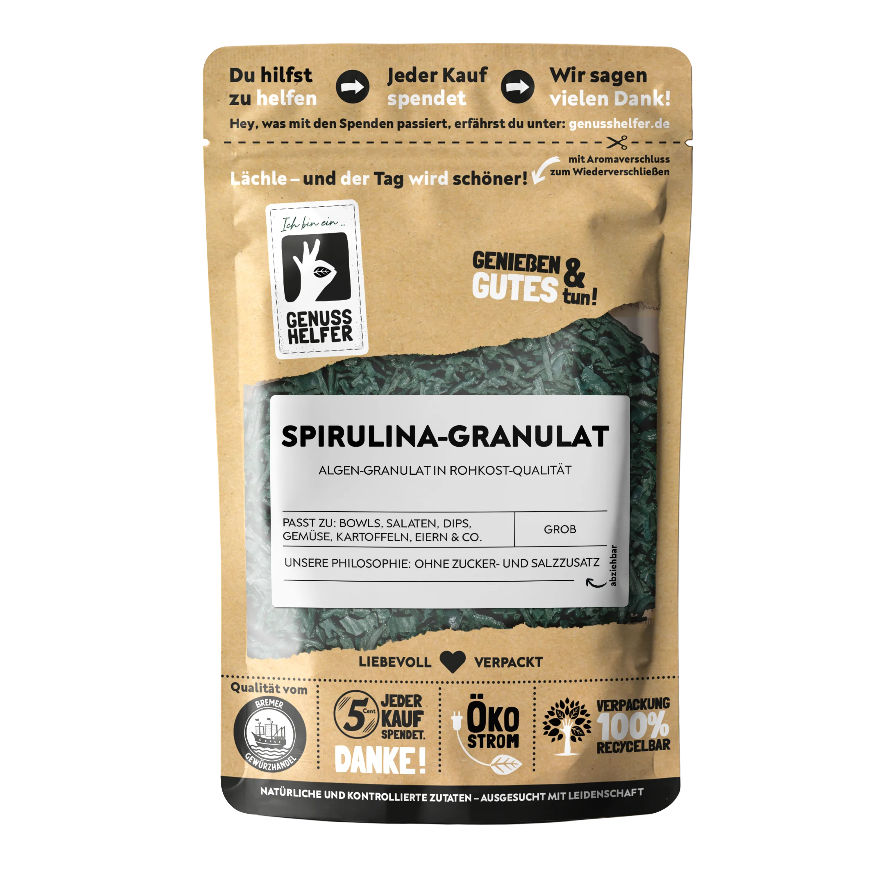 Spirulina-Granulat
