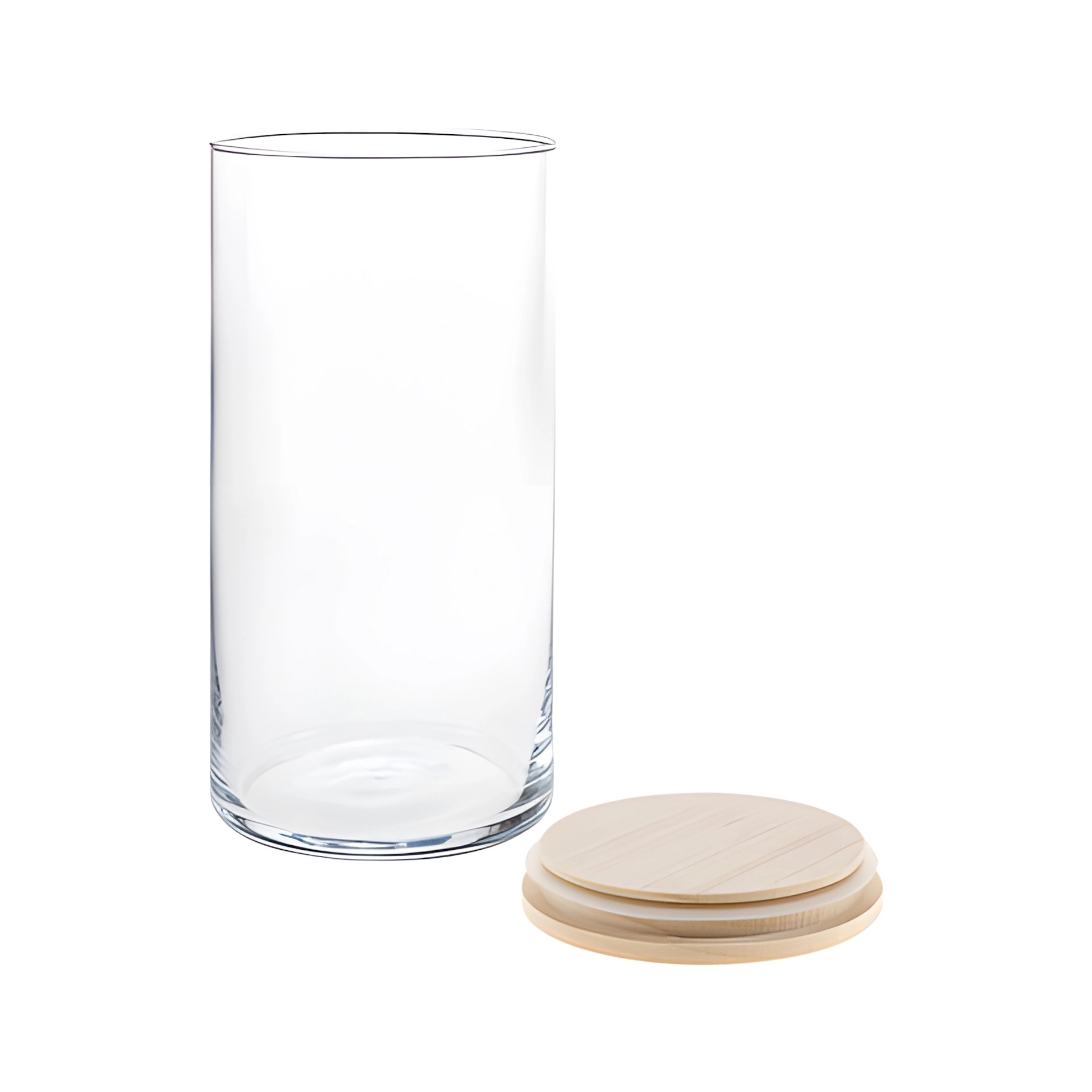 Vorratsglas Inga 1210 ml, mit Holzdeckel