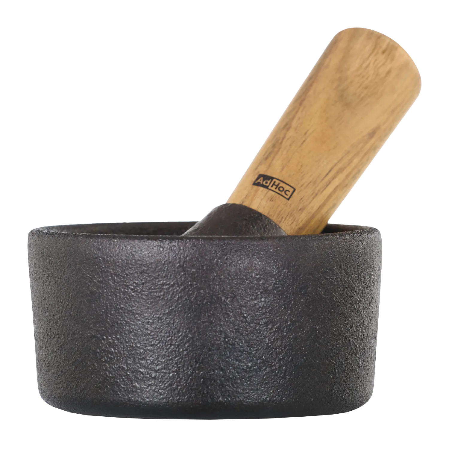 AdHoc Reibmörser Camo.10, 10 cm, Gusseisen/Akazienholz