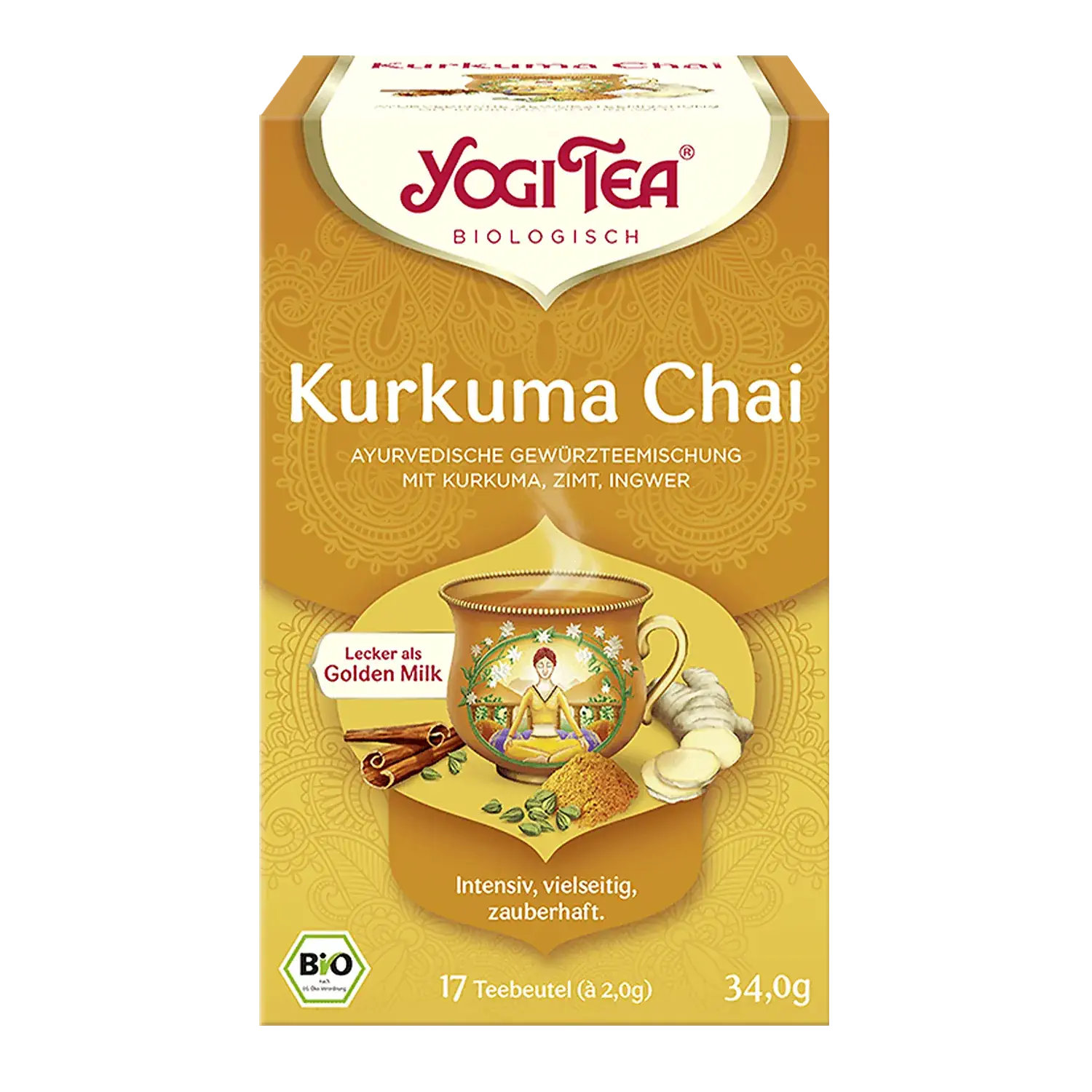 YOGI TEA® Kurkuma Chai, BIO Packung „Kurkuma Chai“ von Yogi-Tea mit Teebeuteln