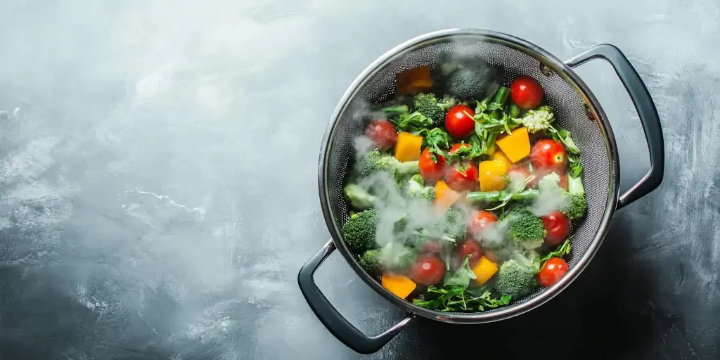 Kachelansicht zum Thema Dünsten von Speisen