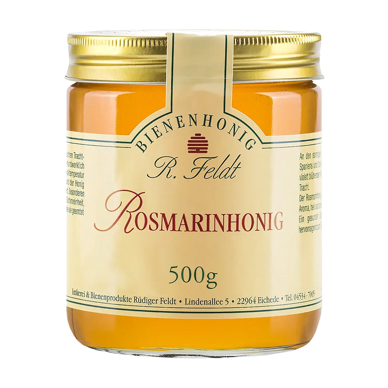 Rosmarin Honig Rosmarinhonig im Glas