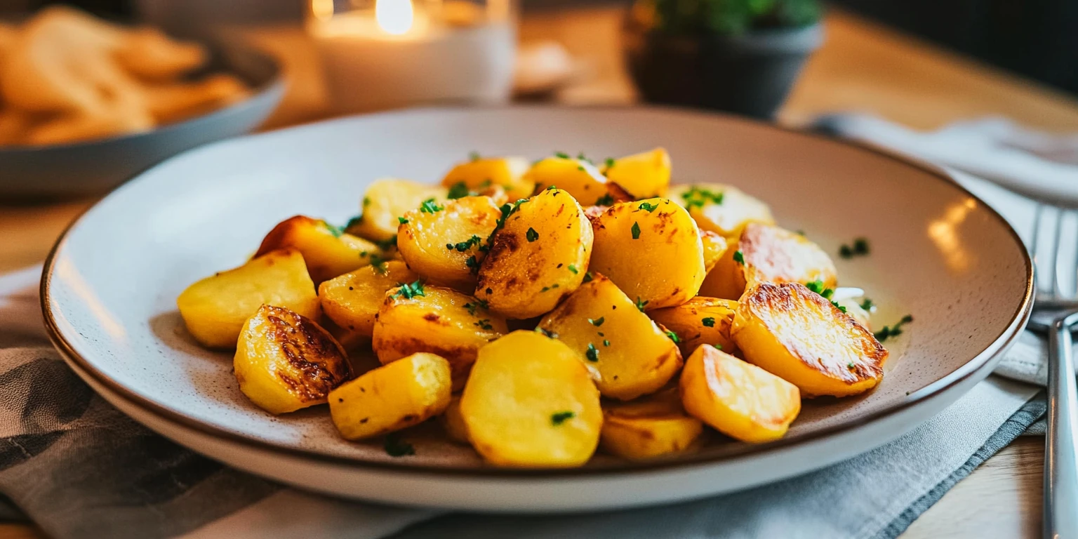 Bratkartoffeln mit grobem Bratkartoffelgewürz knusprig gebraten