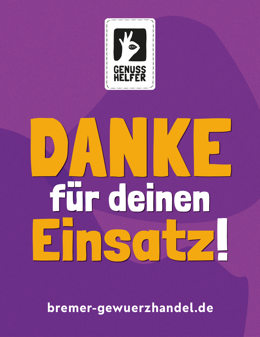 GeNUSSmischung - Danke für deinen Einsatz!