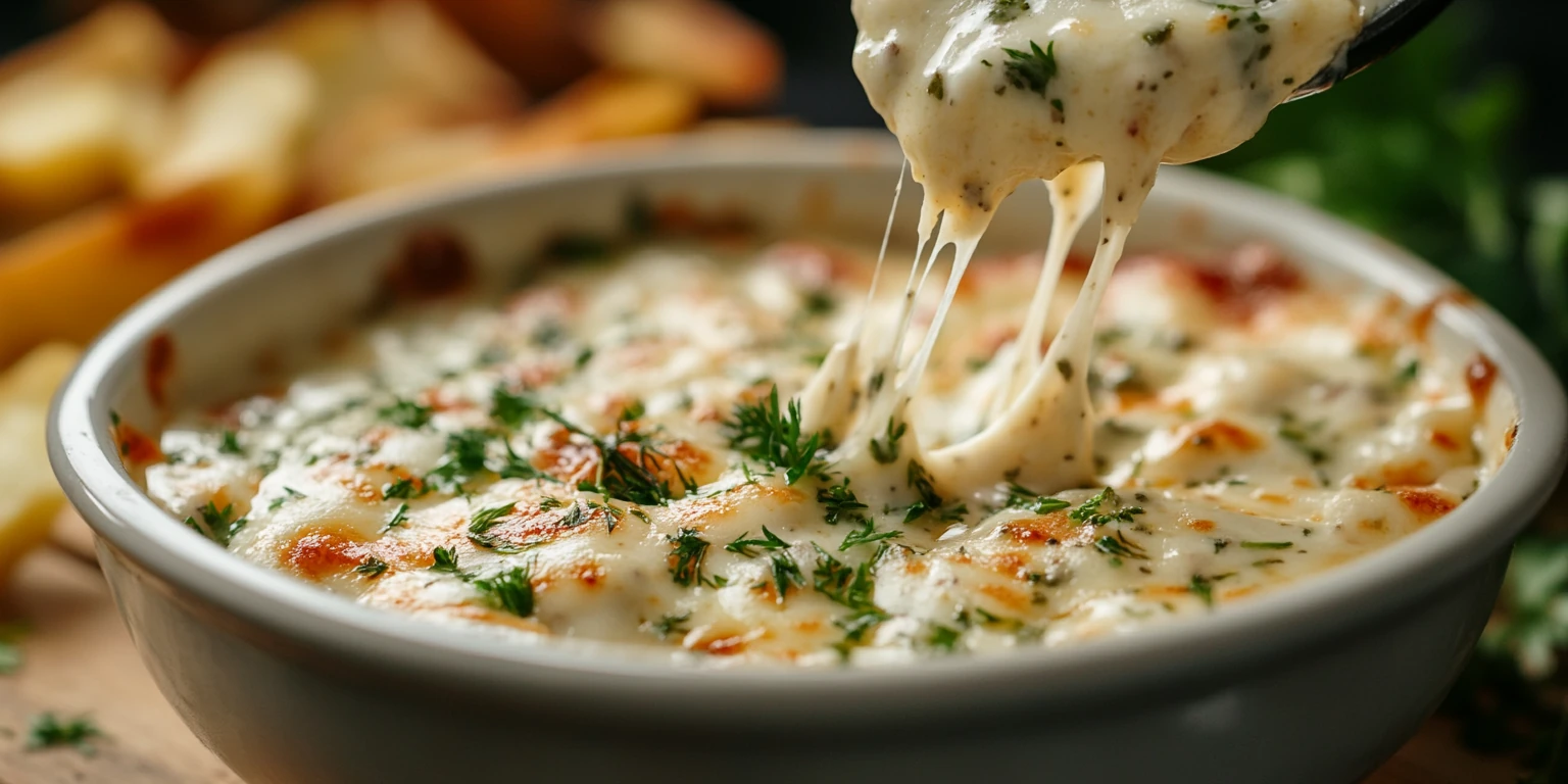 Käse-Dip mit der Dipmischung Scharfmacher aromatisch zubereitet