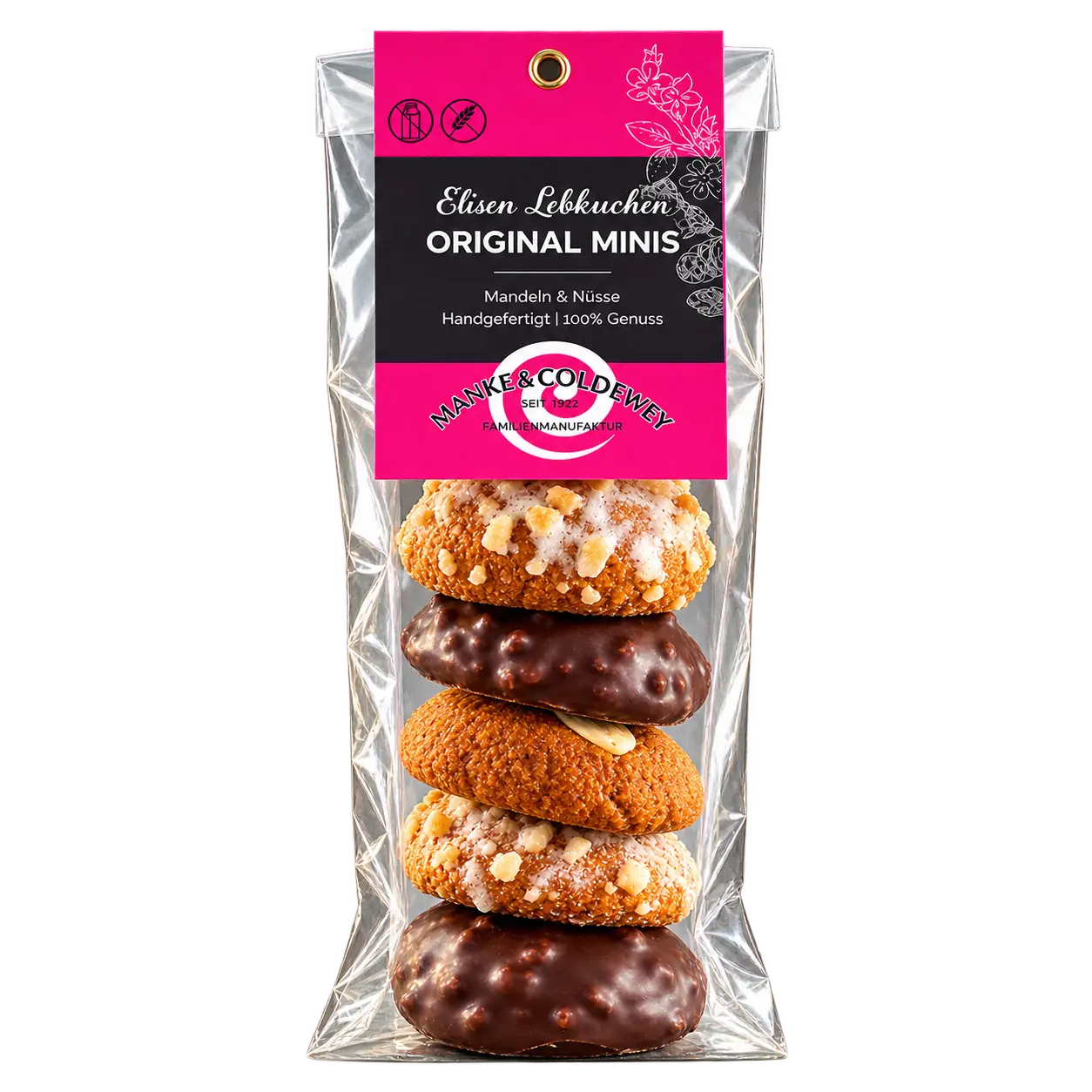 Elisenlebkuchen Mini sortiert, 6 Stk., 150g