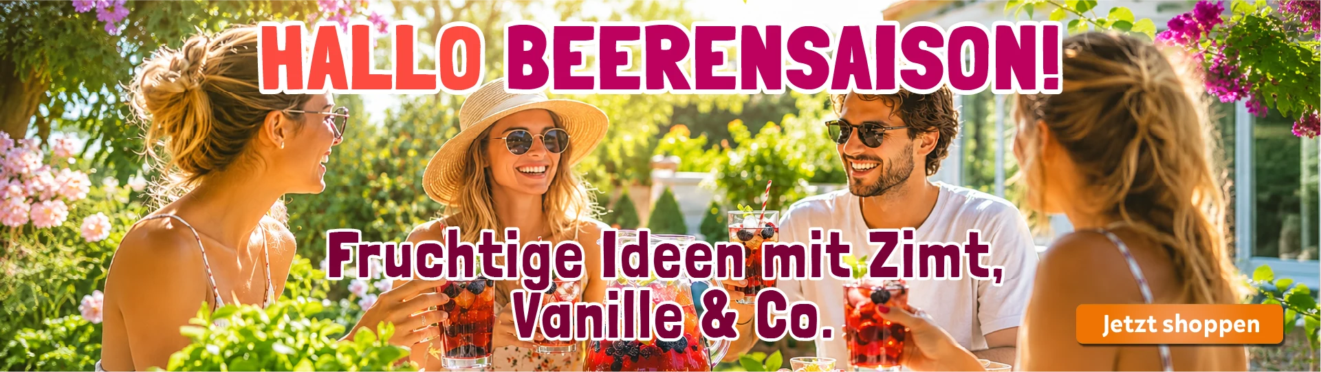 Erntezeit Beerenzeit Beerensaison Header