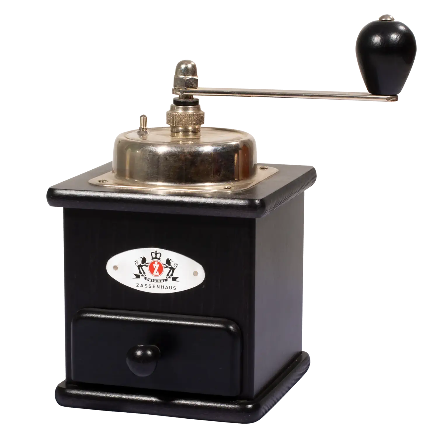 Kaffeemühle „Brasilia“ von Zassenhaus in Schwarz