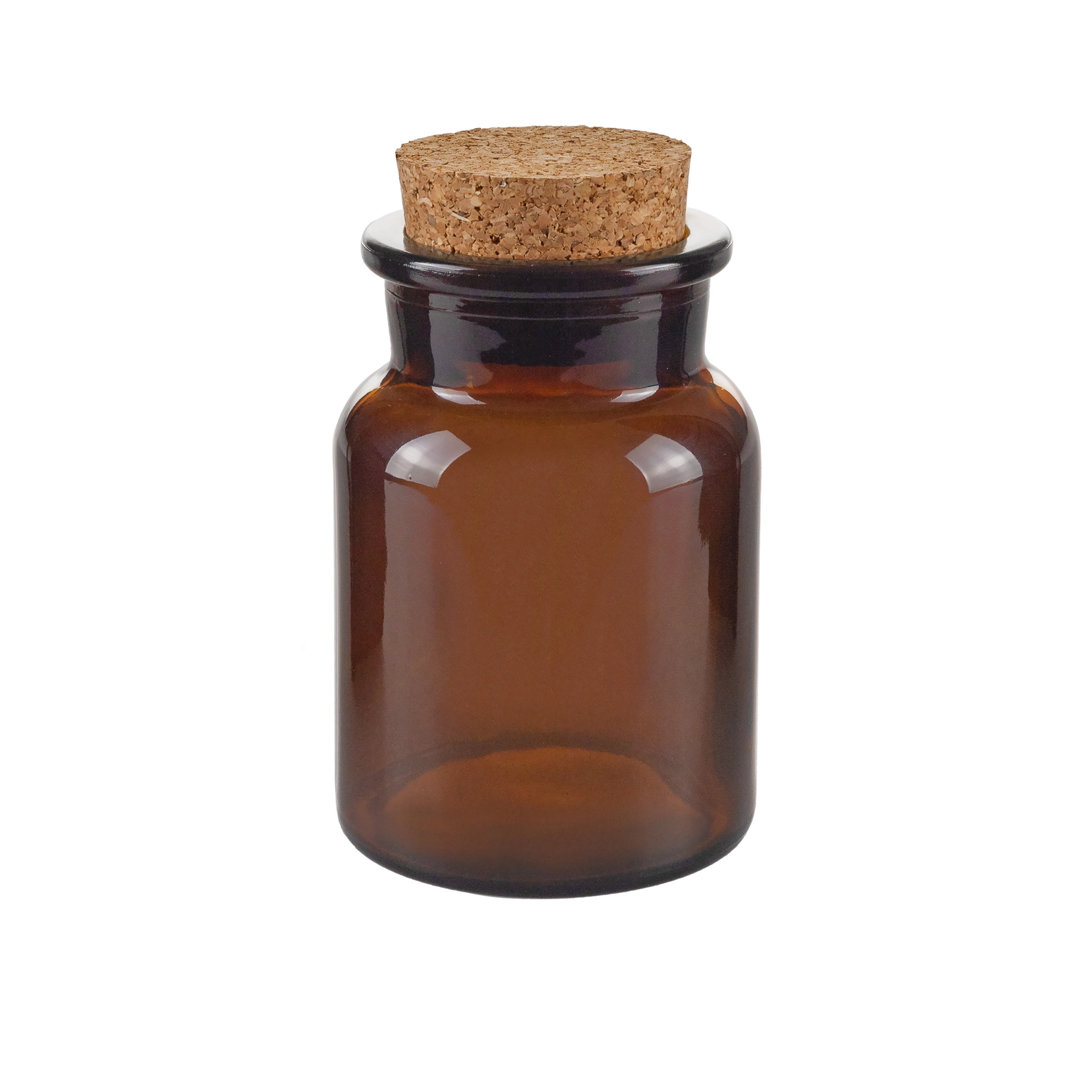 Korkenglas 150 ml, braun beschichtet
