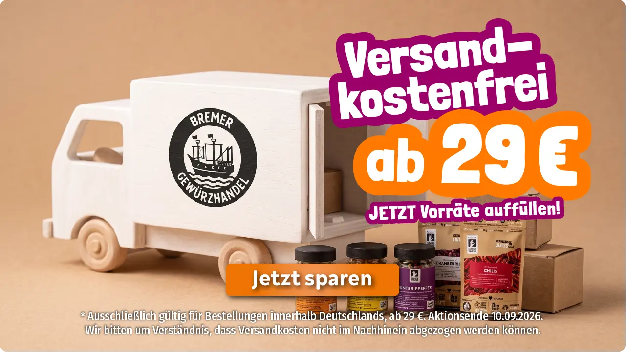Versandkostenfrei Vorräte auffüllen Aktionsbox