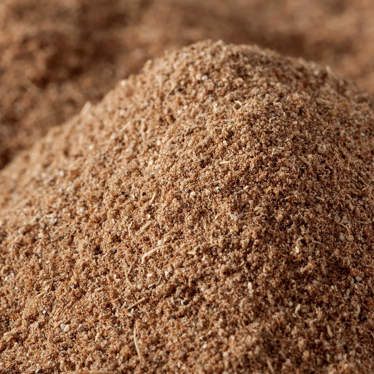 Detailansicht von gemahlenem Kaffee-Gewürz