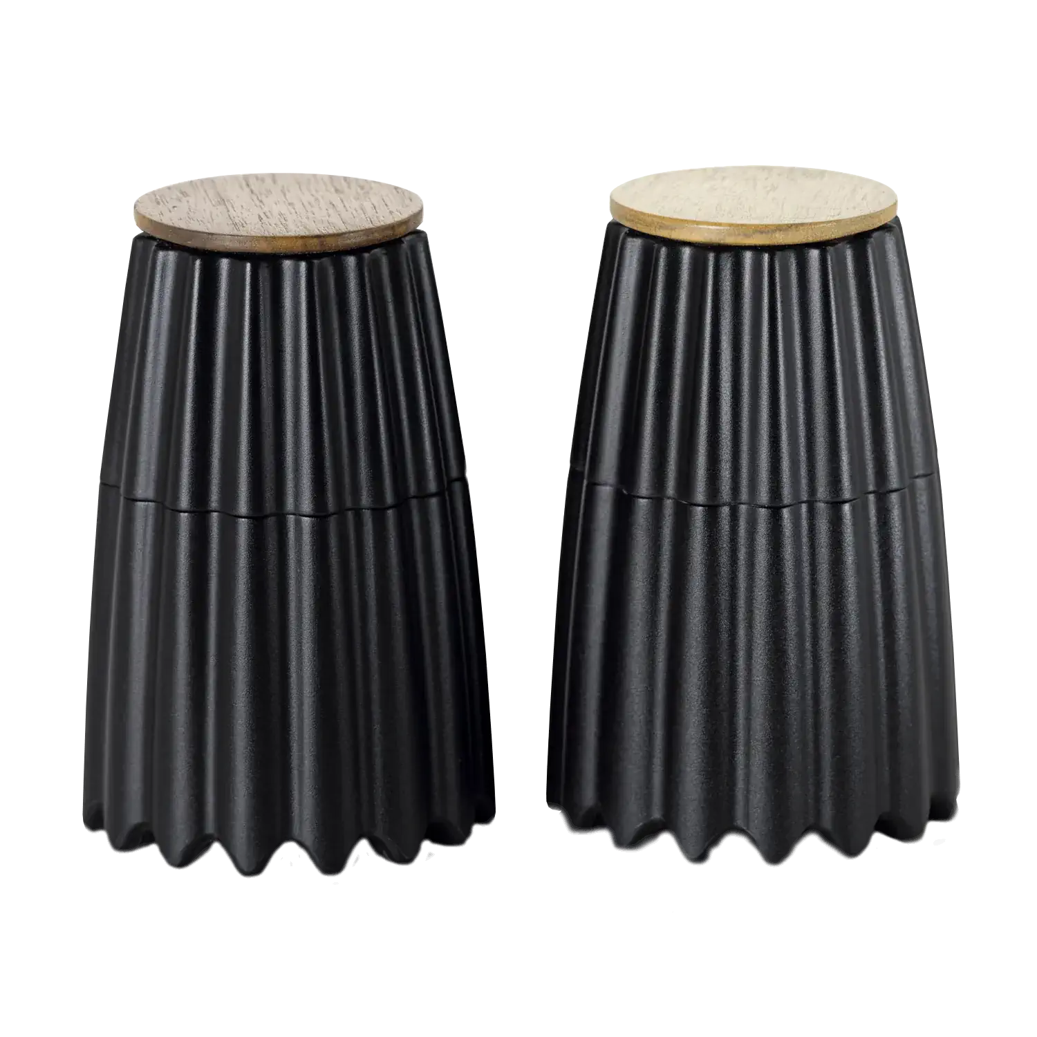 AdHoc Salz- und Pfeffermühle MagTwo, Magnetische Doppelmühle, 19,5 cm MagTwo Doppelmühle für Salz und Pfeffer