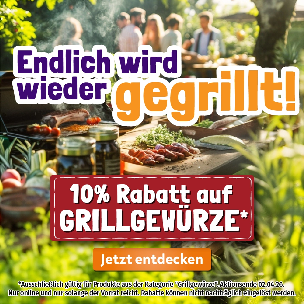 Grillsaison, Grillstart, Frühlingsanfang, Rabatt Grillgewürze, mobile Headerbanner