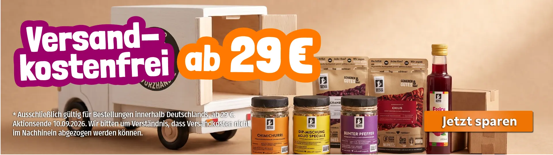 NL Versandkostenfrei Vorräte auffüllen header