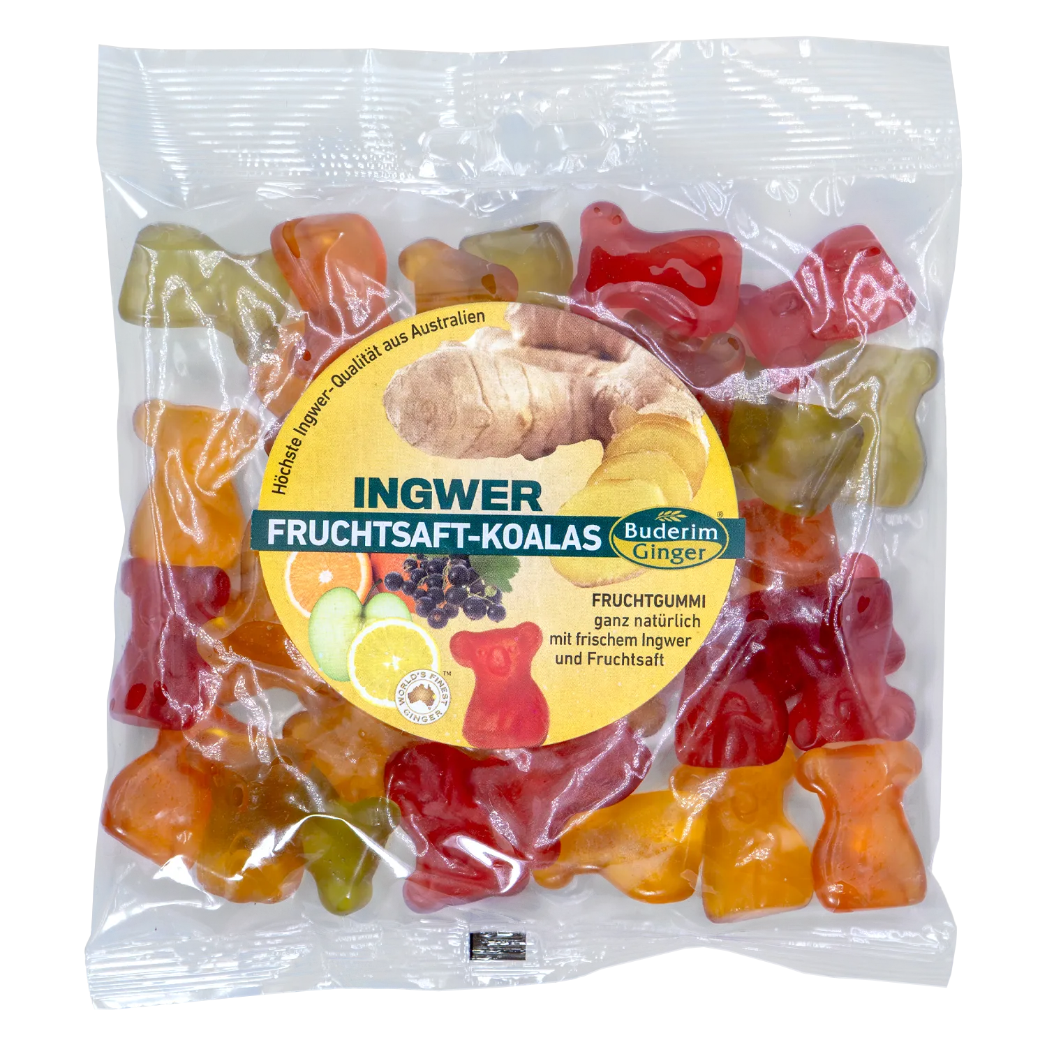Ingwer-Fruchtsaft-Koalas