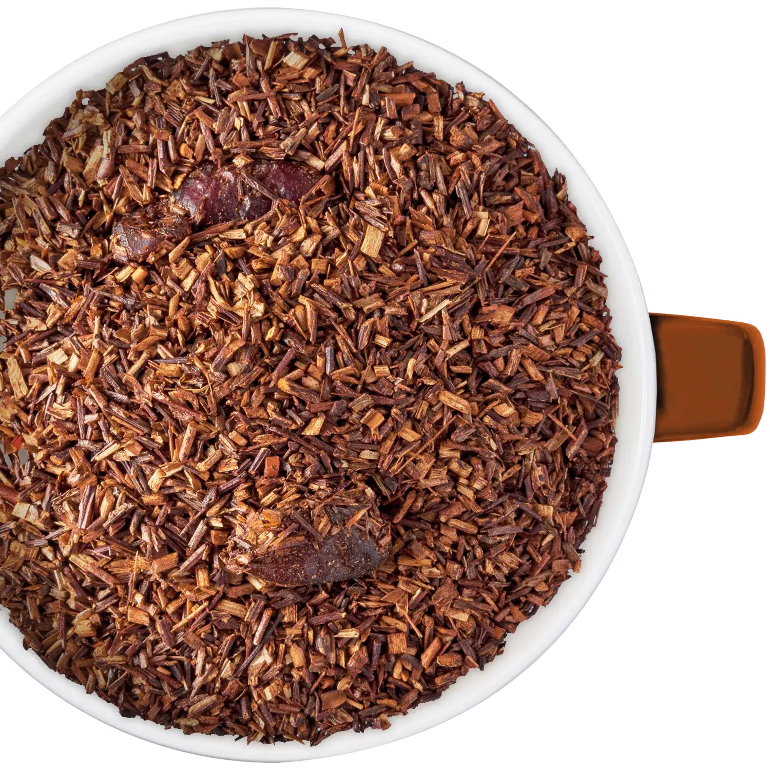 Loser Rooibos-Tee Cranberry in einer Tasse