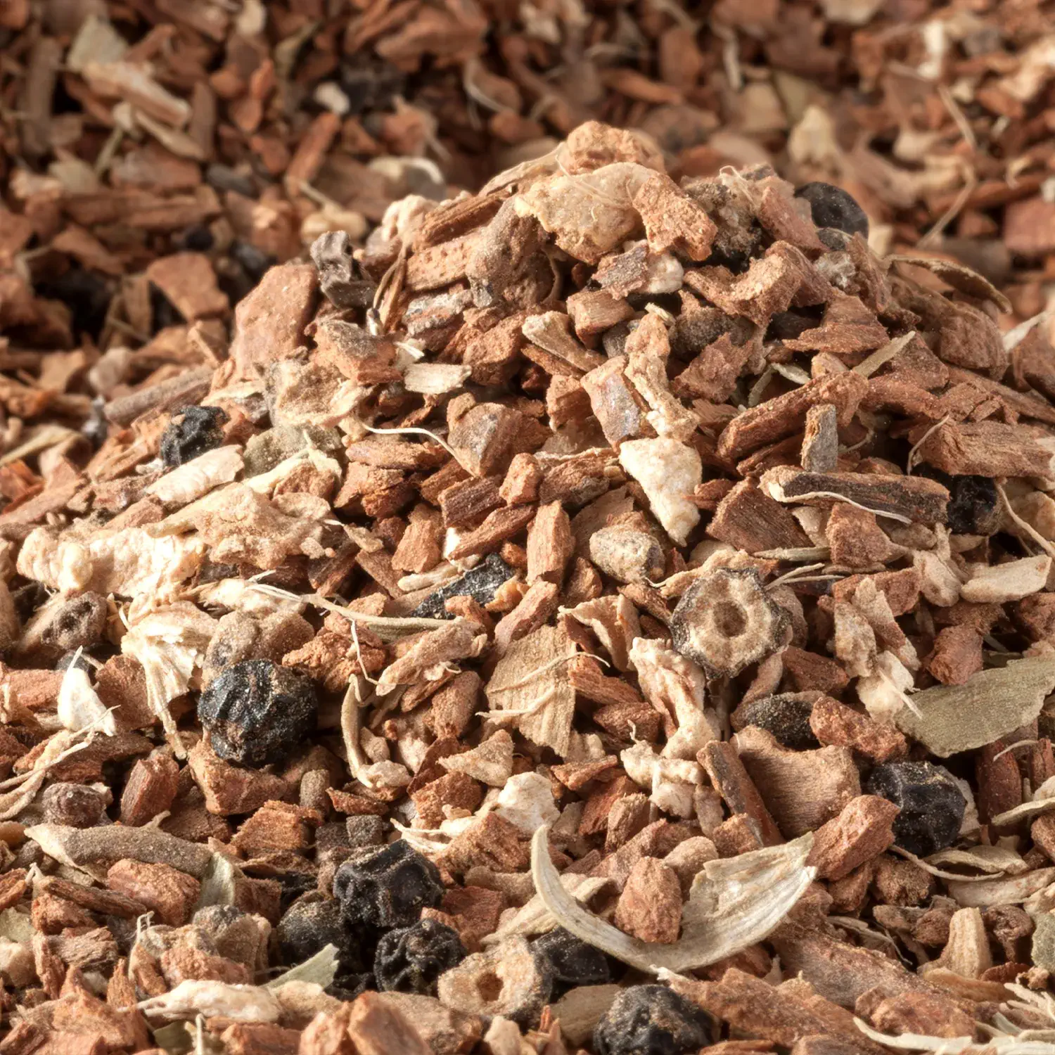 Nahaufnahme von Gewürztee Yogi Style Bio