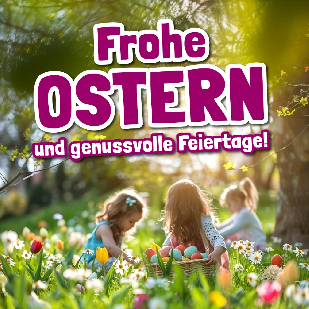 Ostergrüße Frohe Ostern Headerbanner mobile