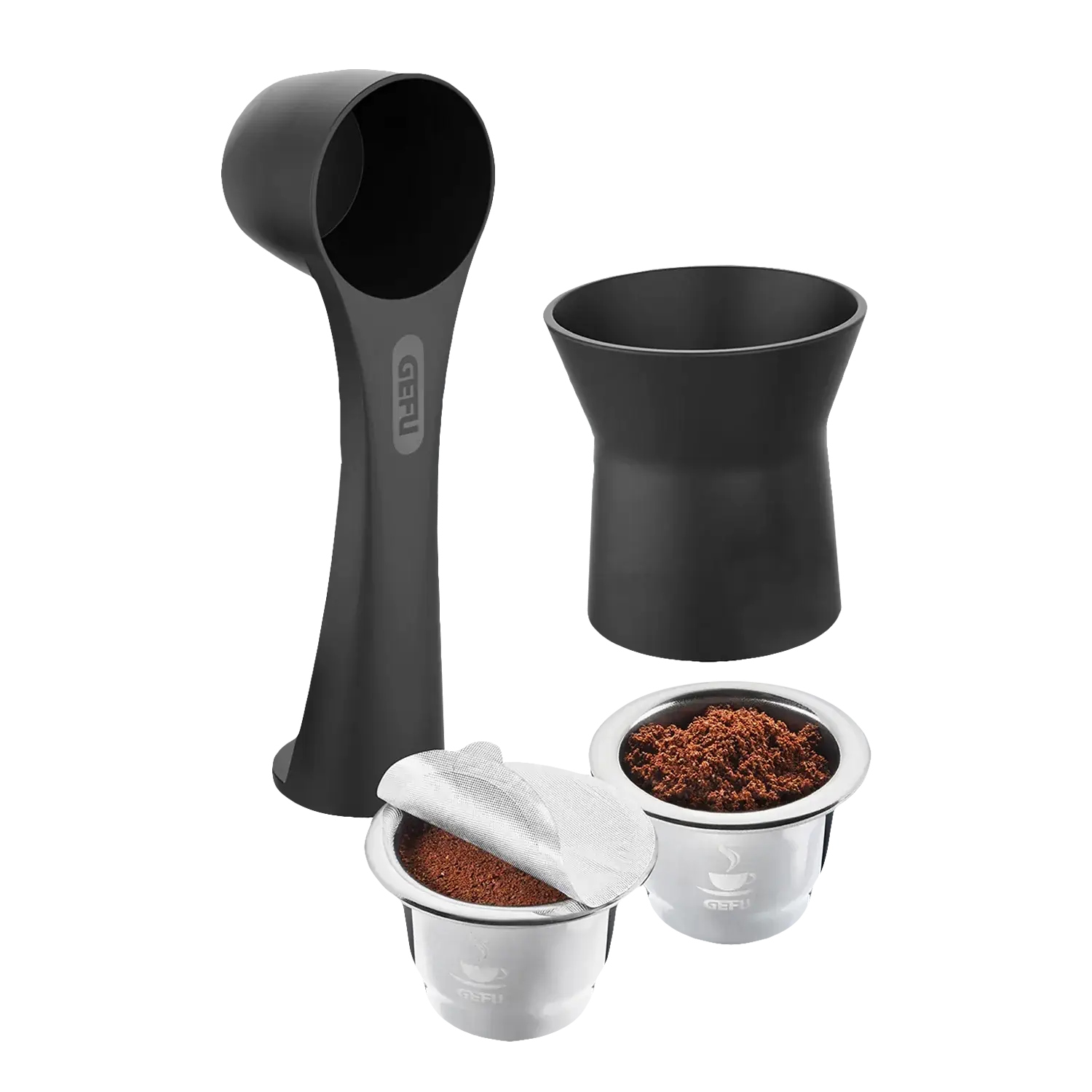 GEFU Set „Conscio“ – wiederverwendbare Kaffeekapsel