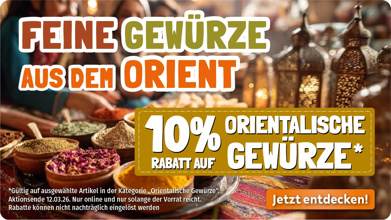 Länderreisen Orient orientalische Gewürze Aktionsbox